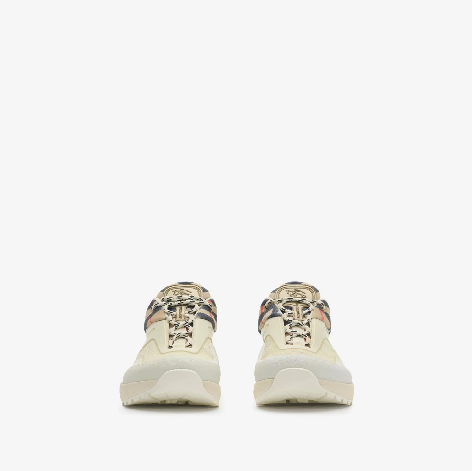 Check And Mesh Discover Sneakers - Image 3