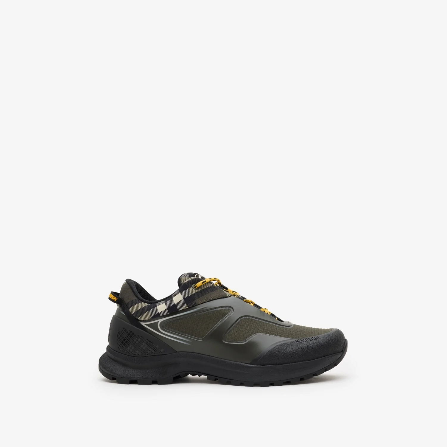 Check And Mesh Discover Sneakers - Image 5