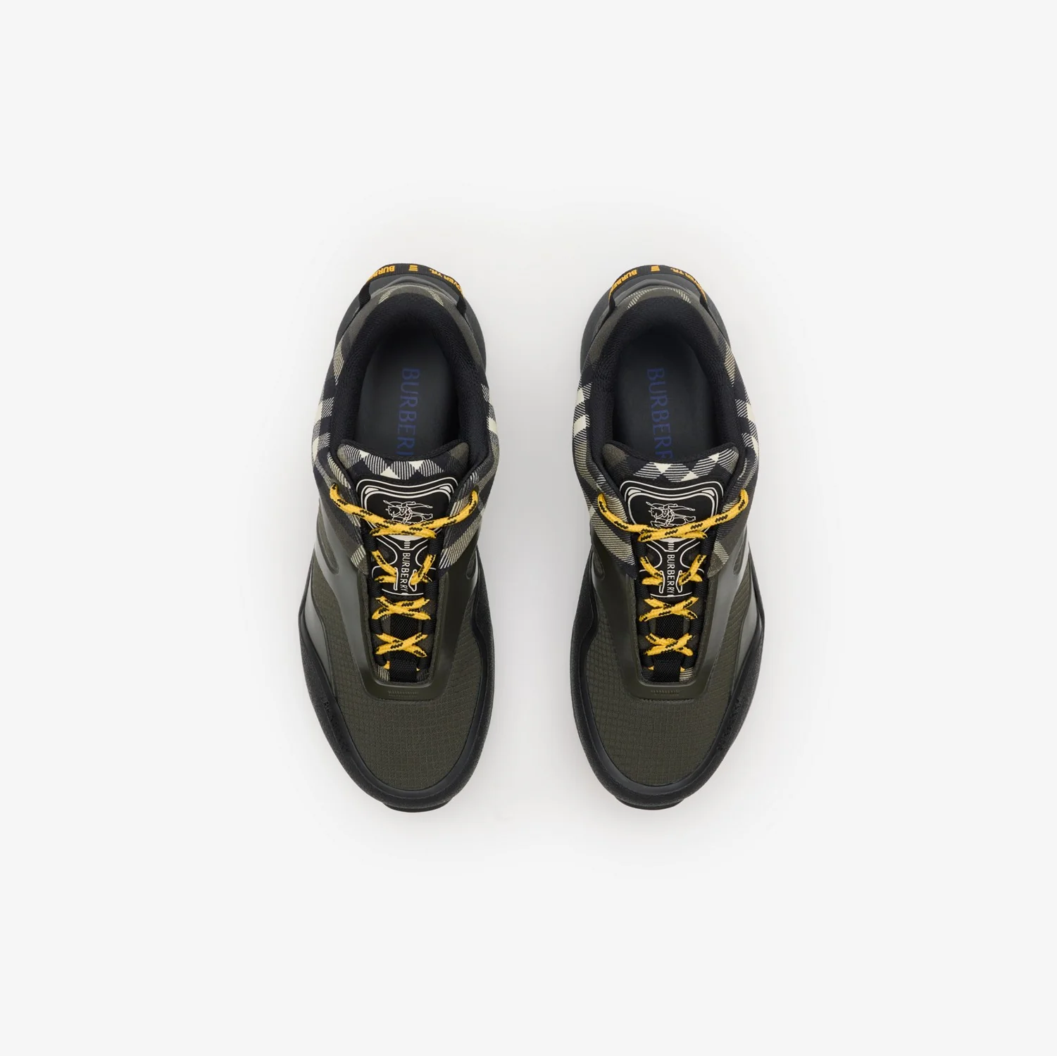 Check And Mesh Discover Sneakers - Image 7