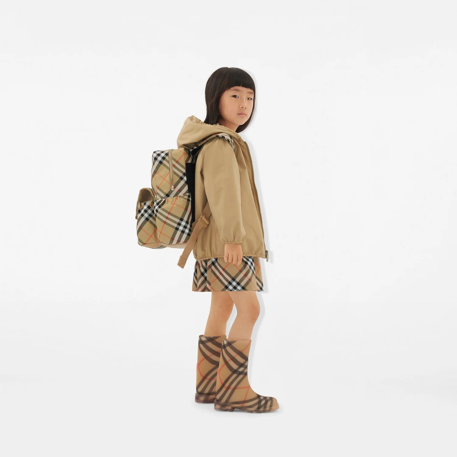 Check Nylon Backpack - Image 2