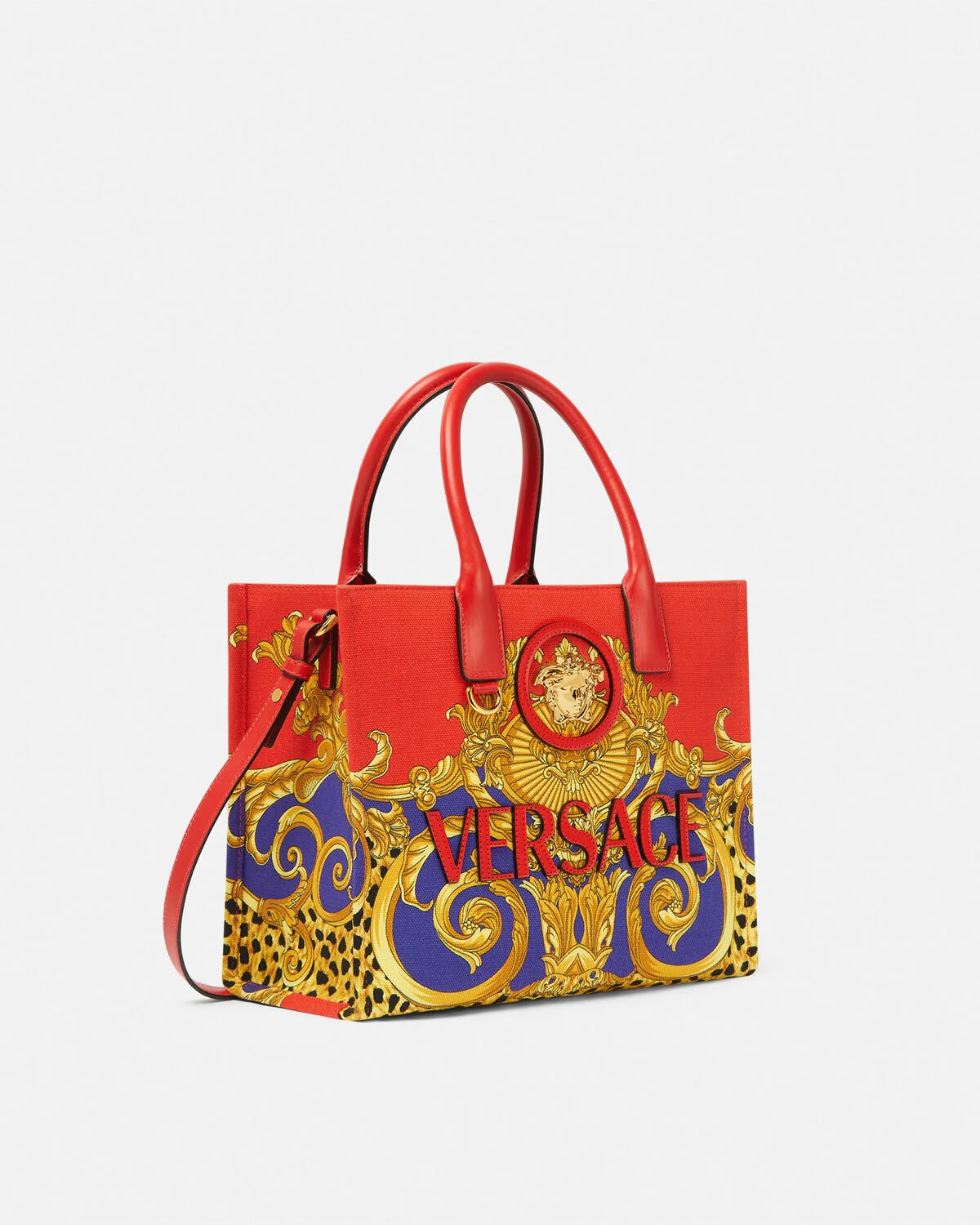 Cheetah Barocco La Medusa Small Tote Bag - Image 3