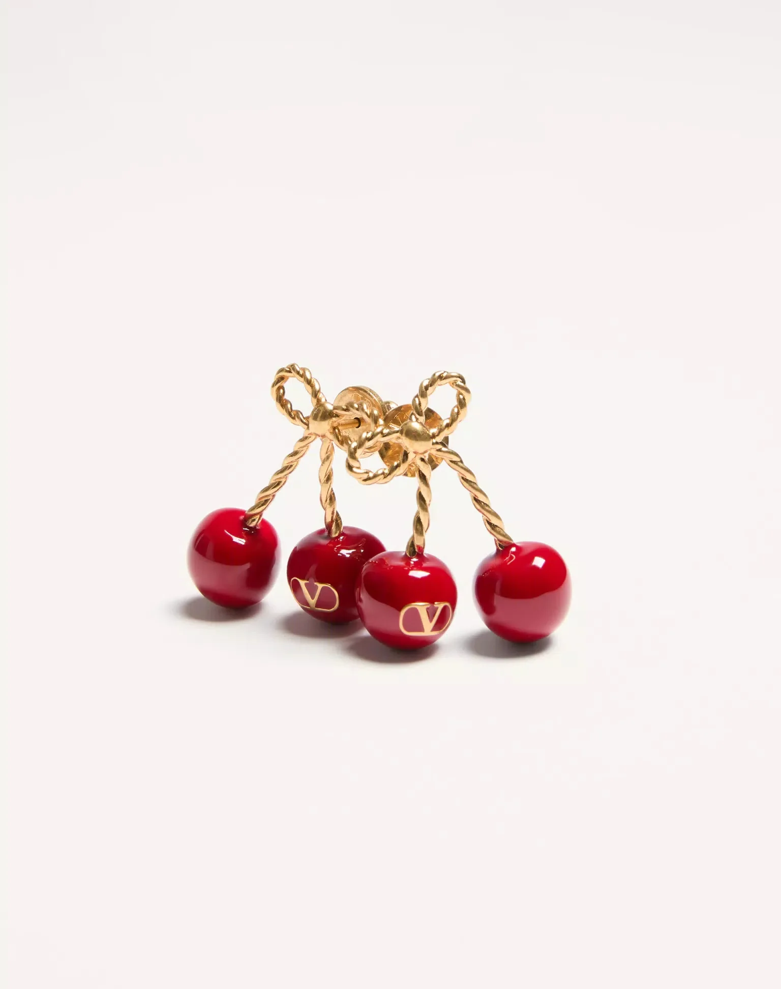 Cherryfic Metal And Enamel Earrings - Image 4