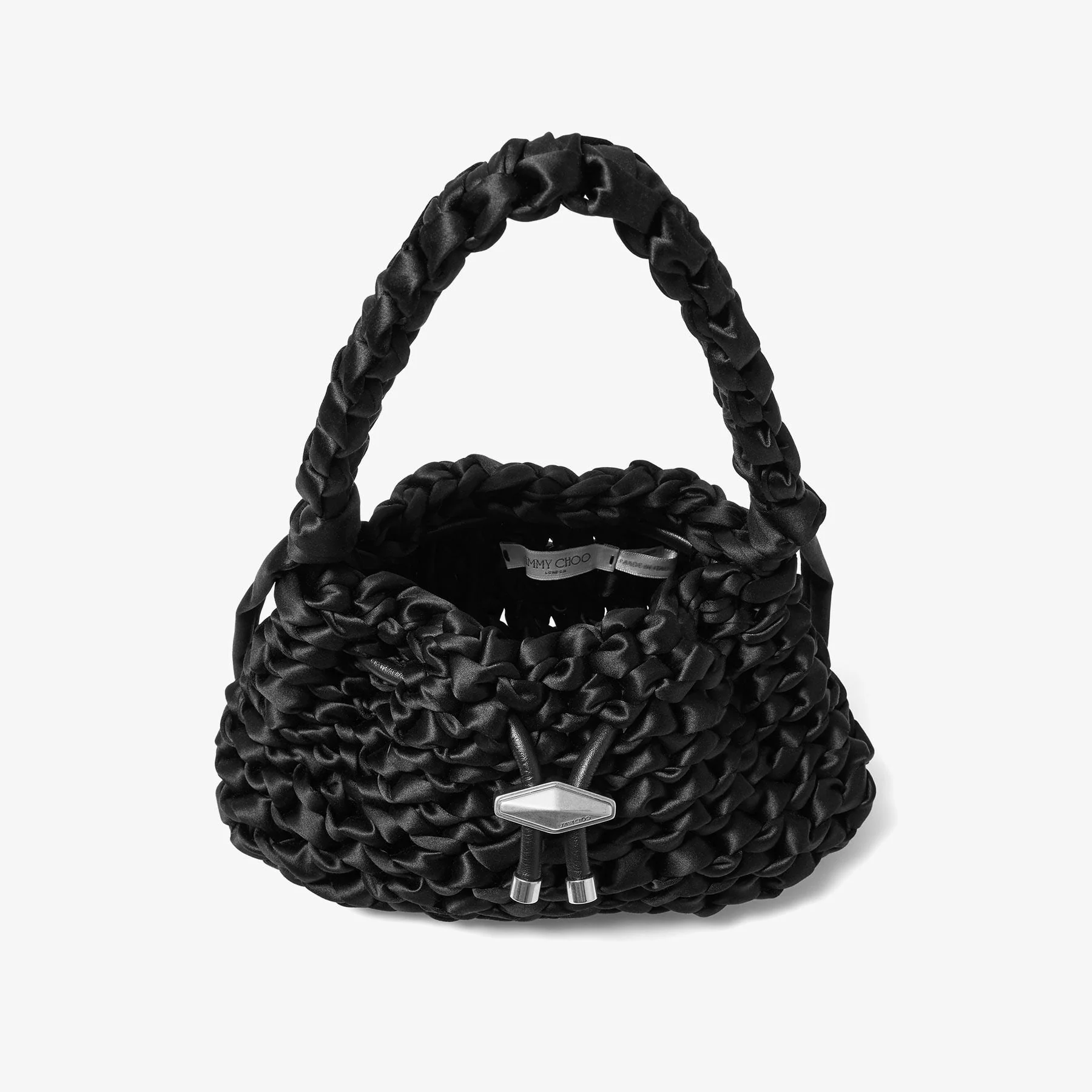 Cinch S Woven Satin Shoulder Bag - Image 3