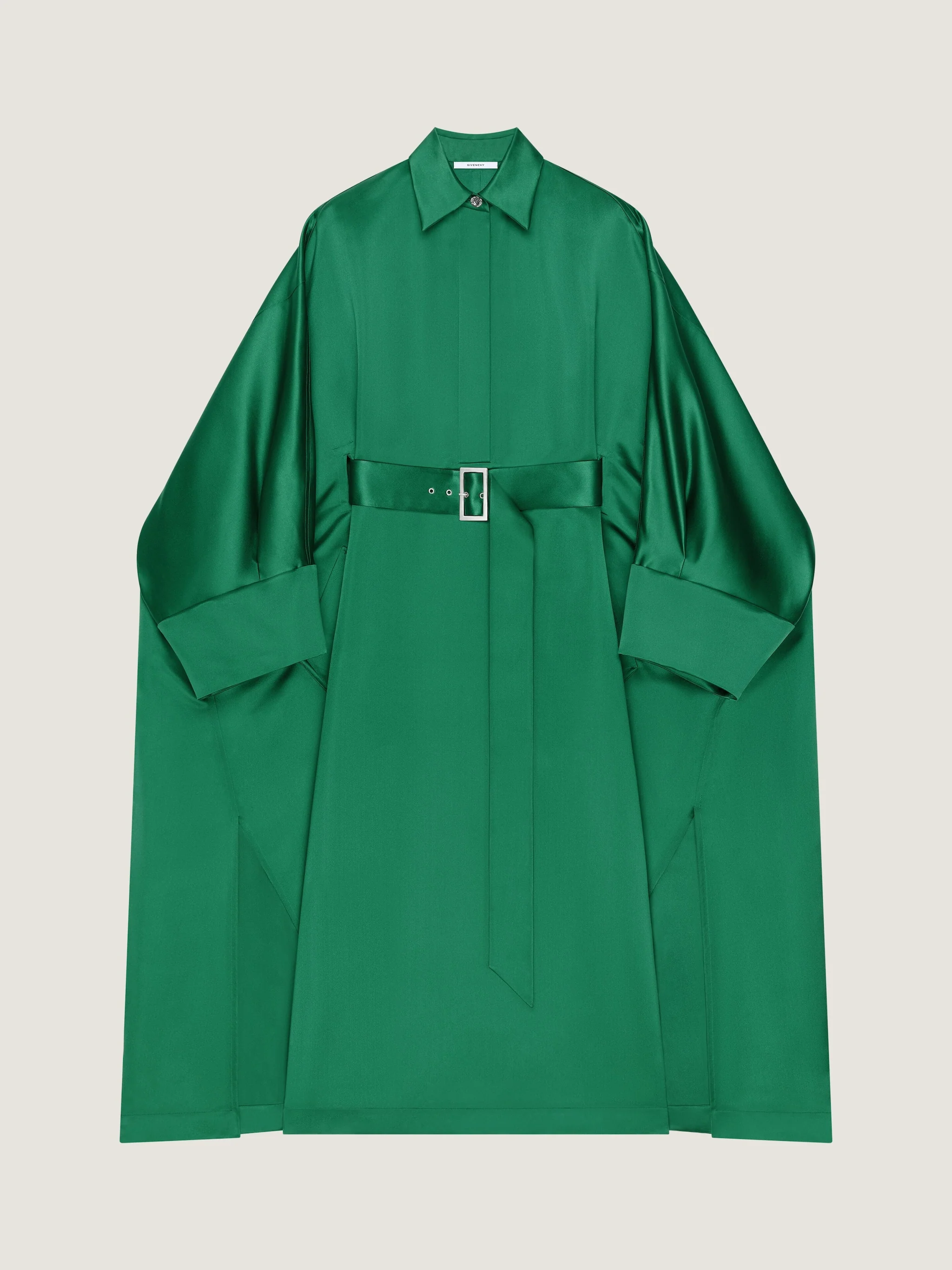Cocoon Dress In Satin