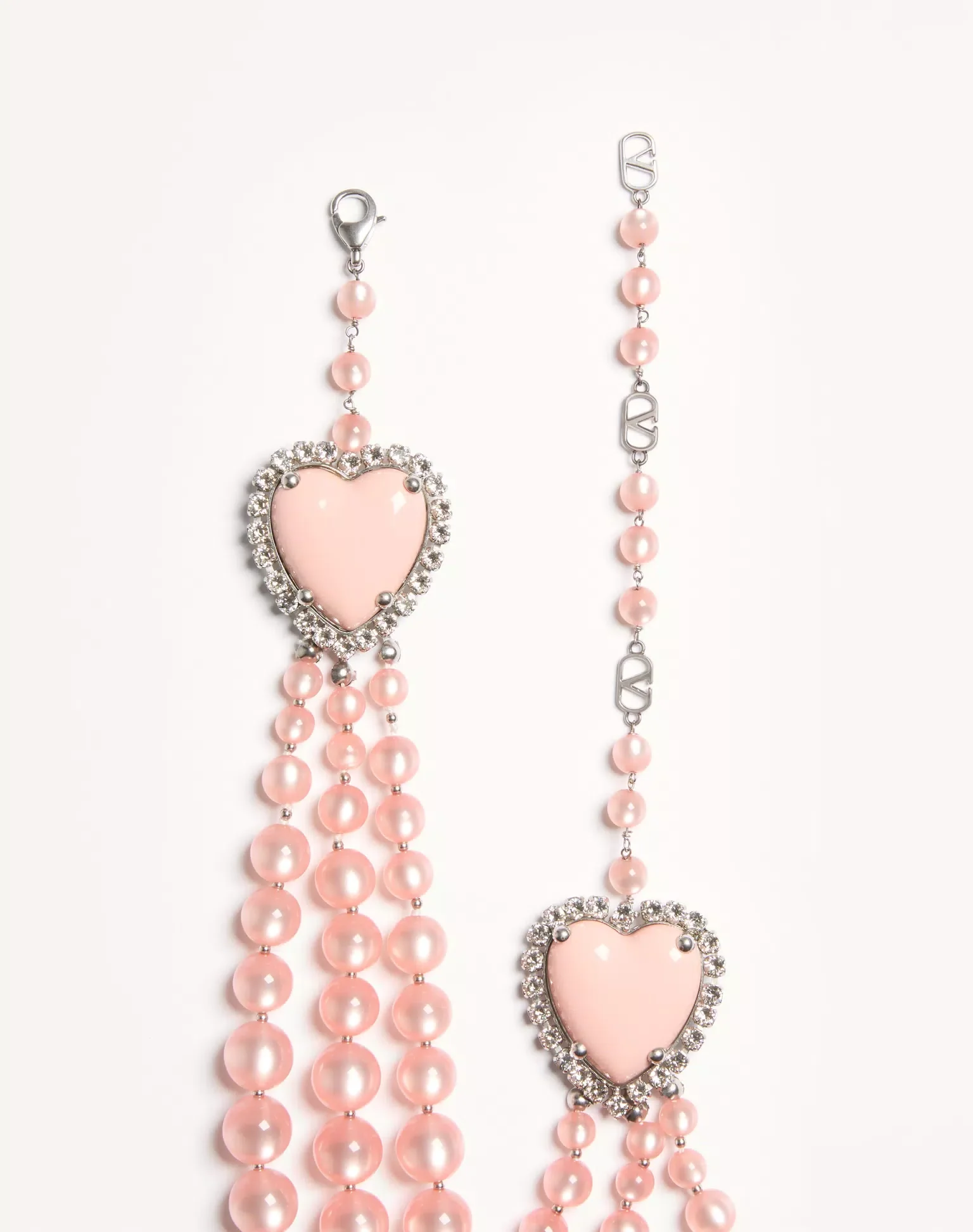 Coeur Hyperbole Necklace in Metal, Resin and Crystals - Image 3
