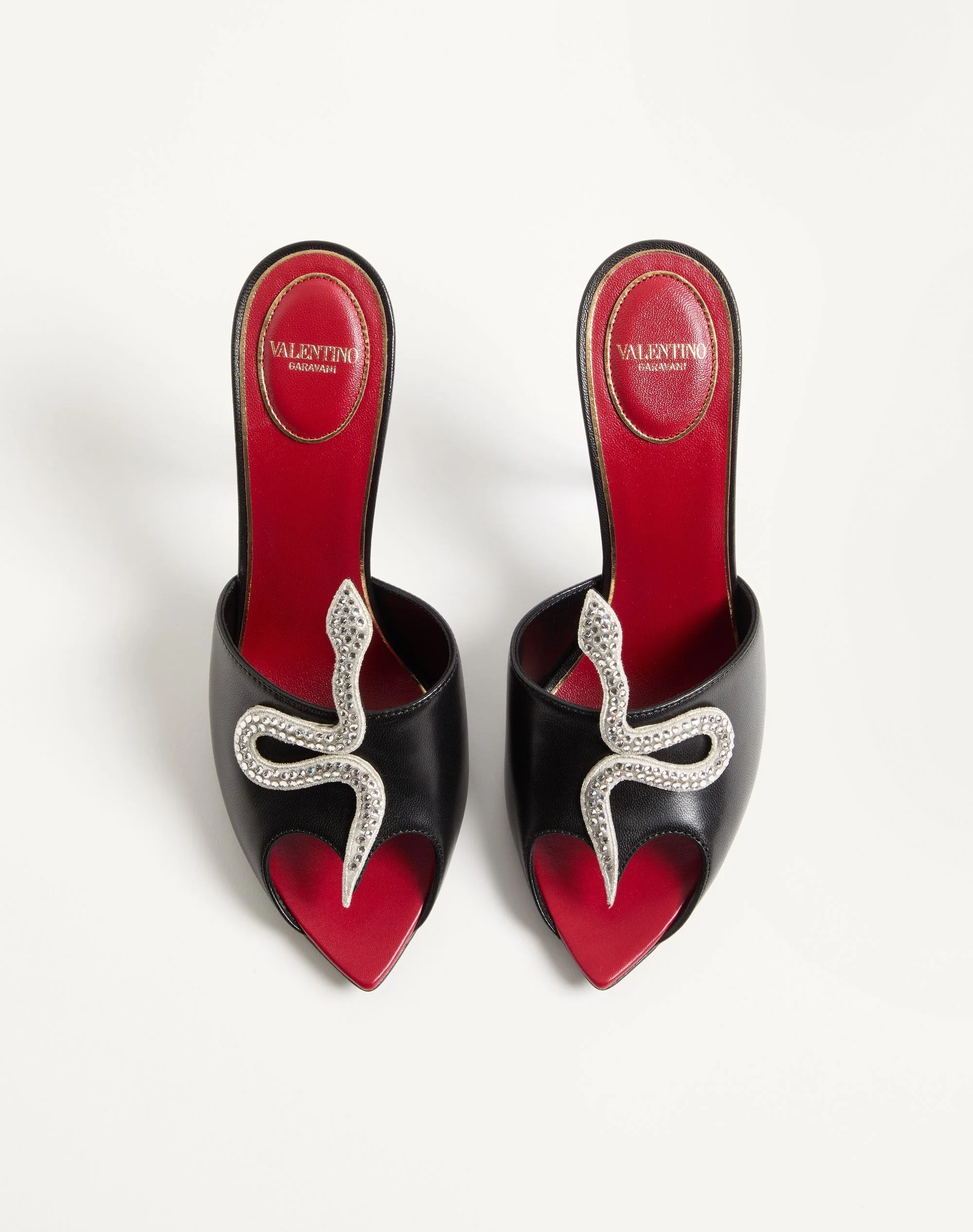 Coeur Vipère Kidskin Slide Sandal 105mm - Image 3