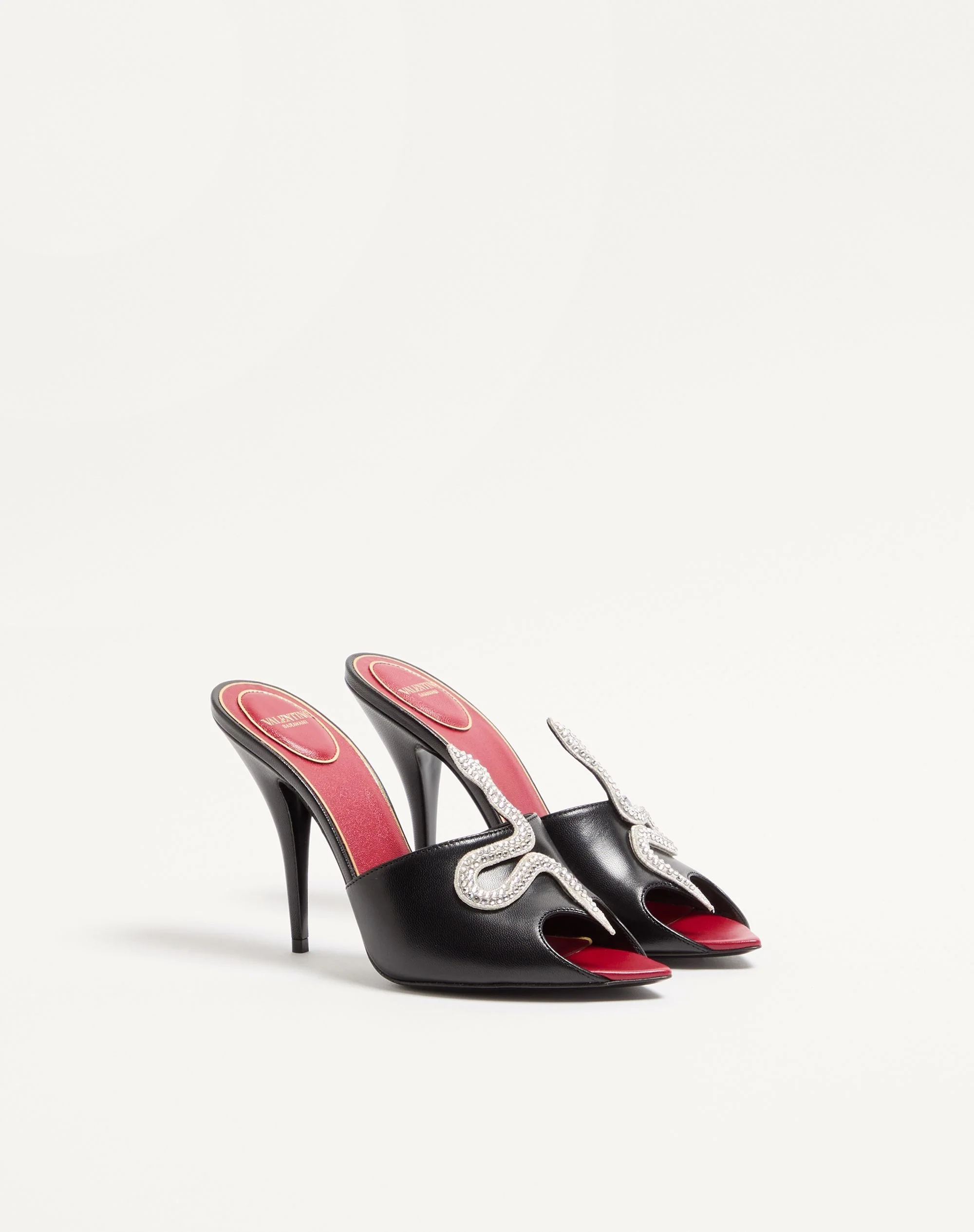 Coeur Vipère Kidskin Slide Sandal 105mm - Image 4