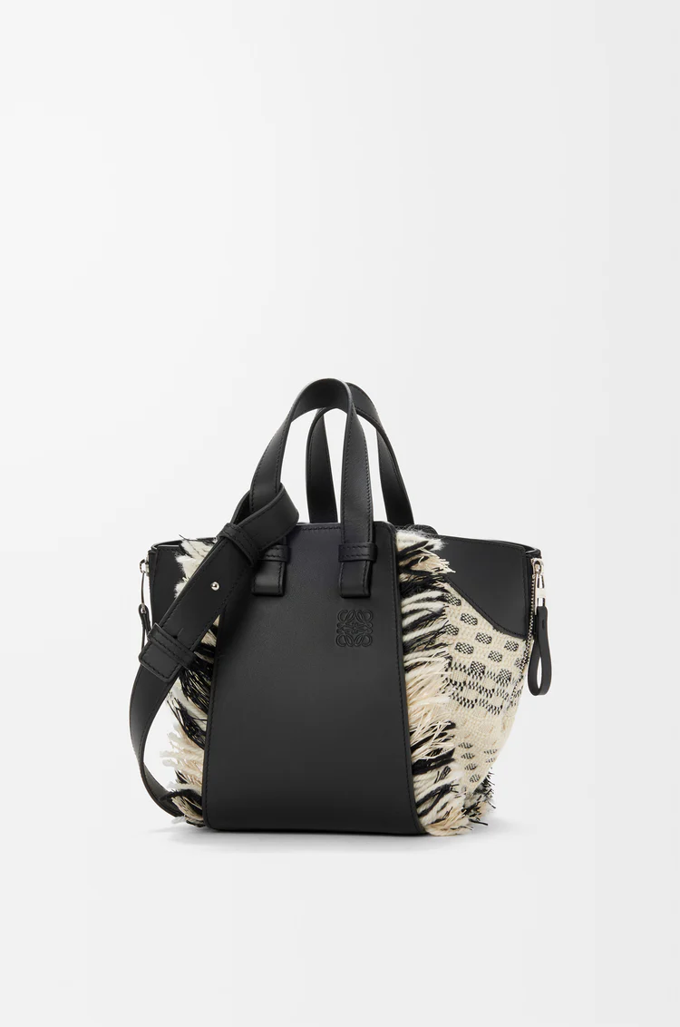 Compact Hammock Bag In Woven Textile - Image 3