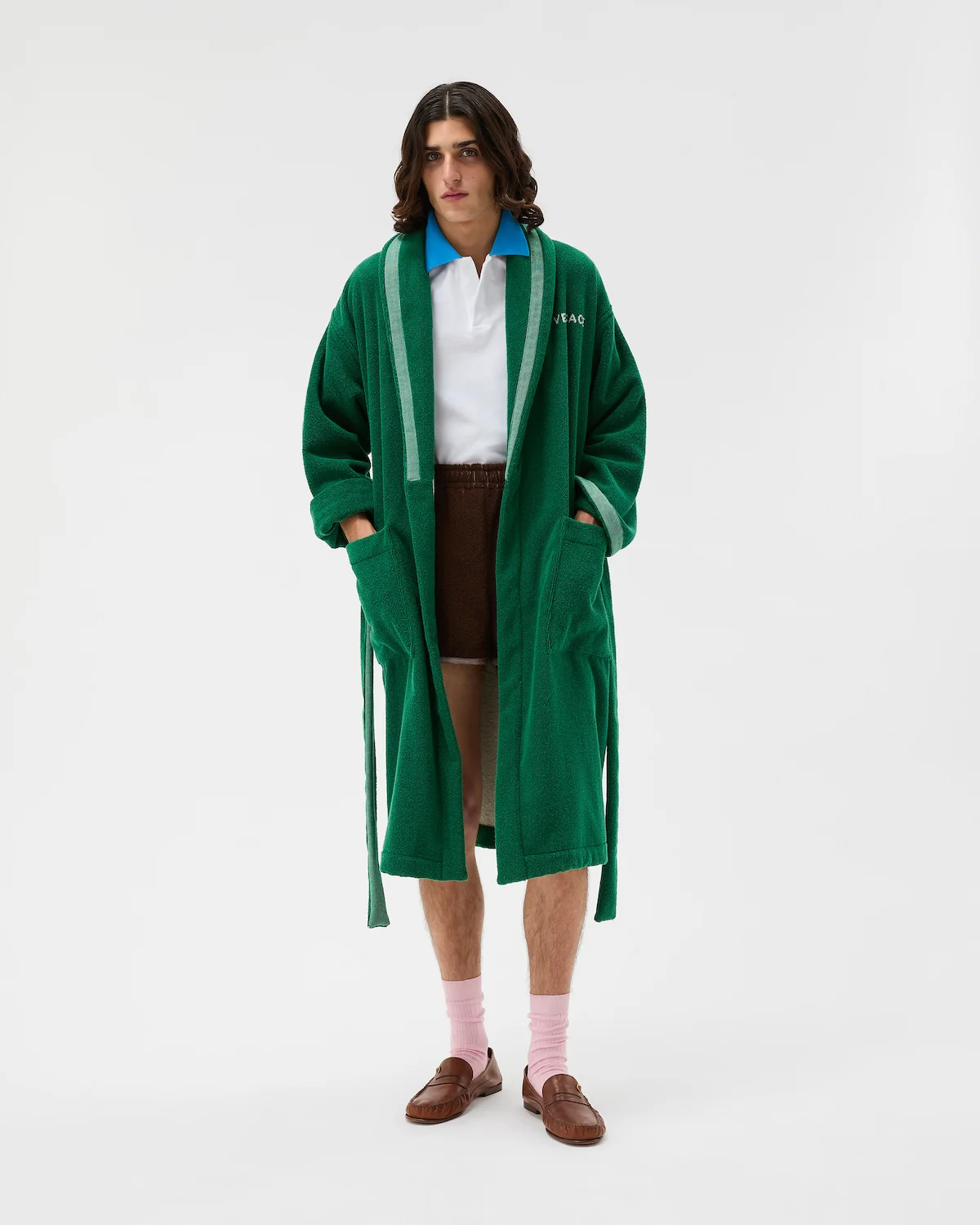 Cotton-terry Jacquard Bathrobe - Image 2