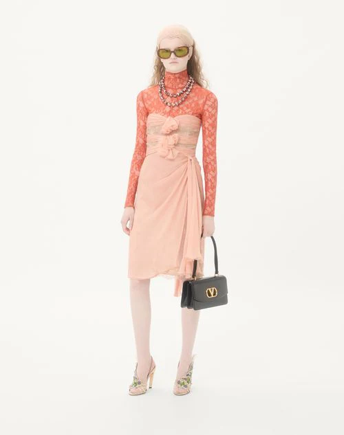 Crepponne Chiffon Dress - Image 3