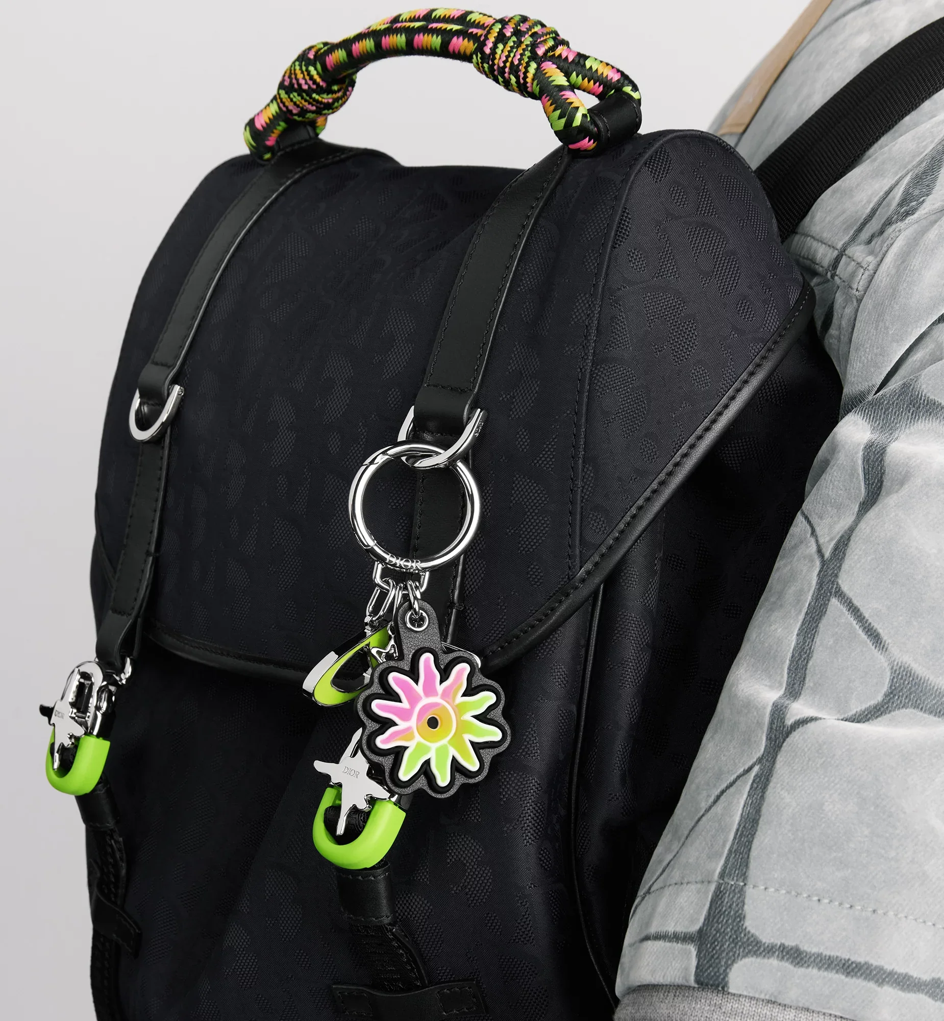 Dior And Lewis Hamilton Dior Hit The Road Backpack With Flap - Image 4