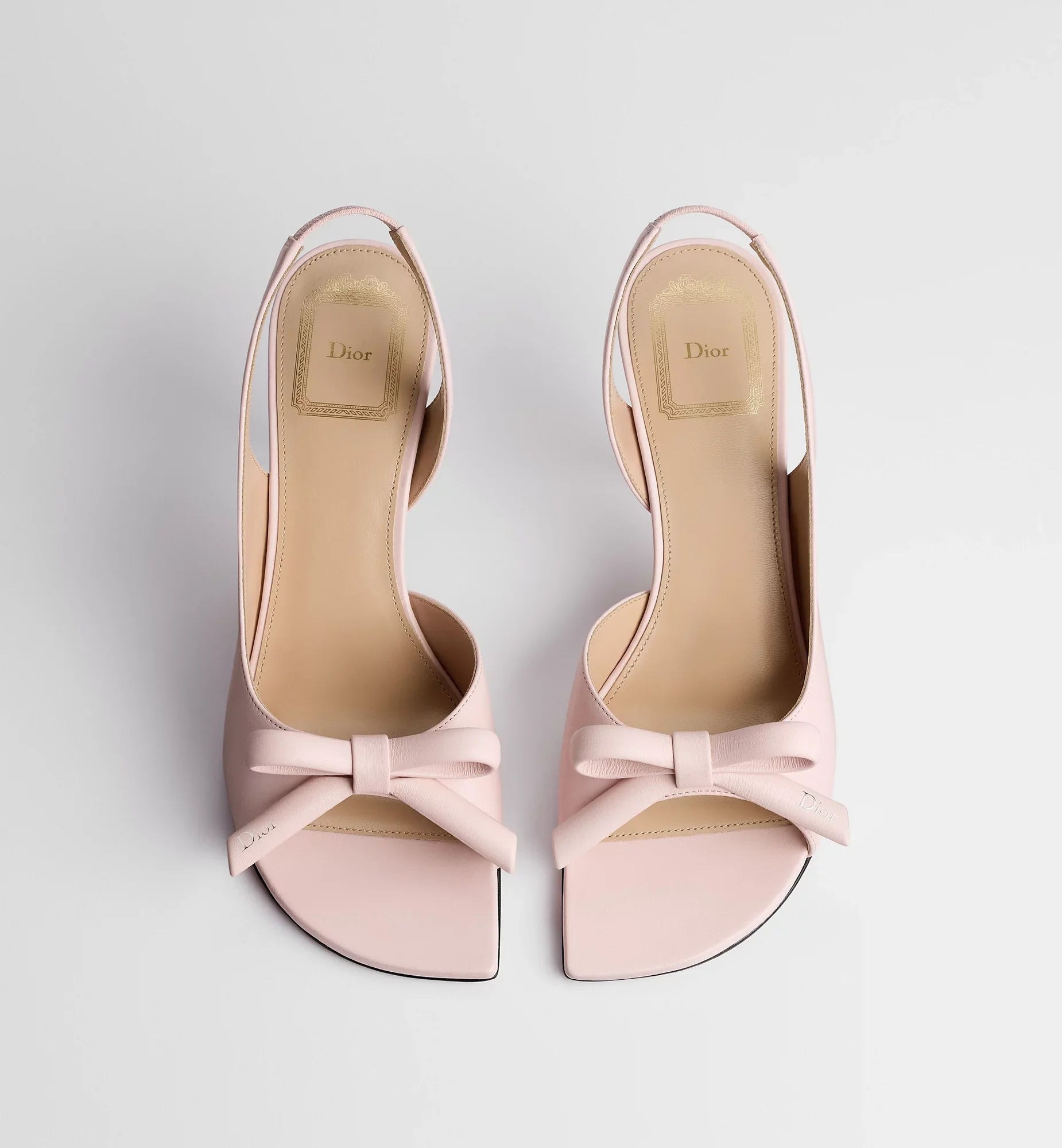 Dior Bow Heeled Slingback Sandal - Image 3