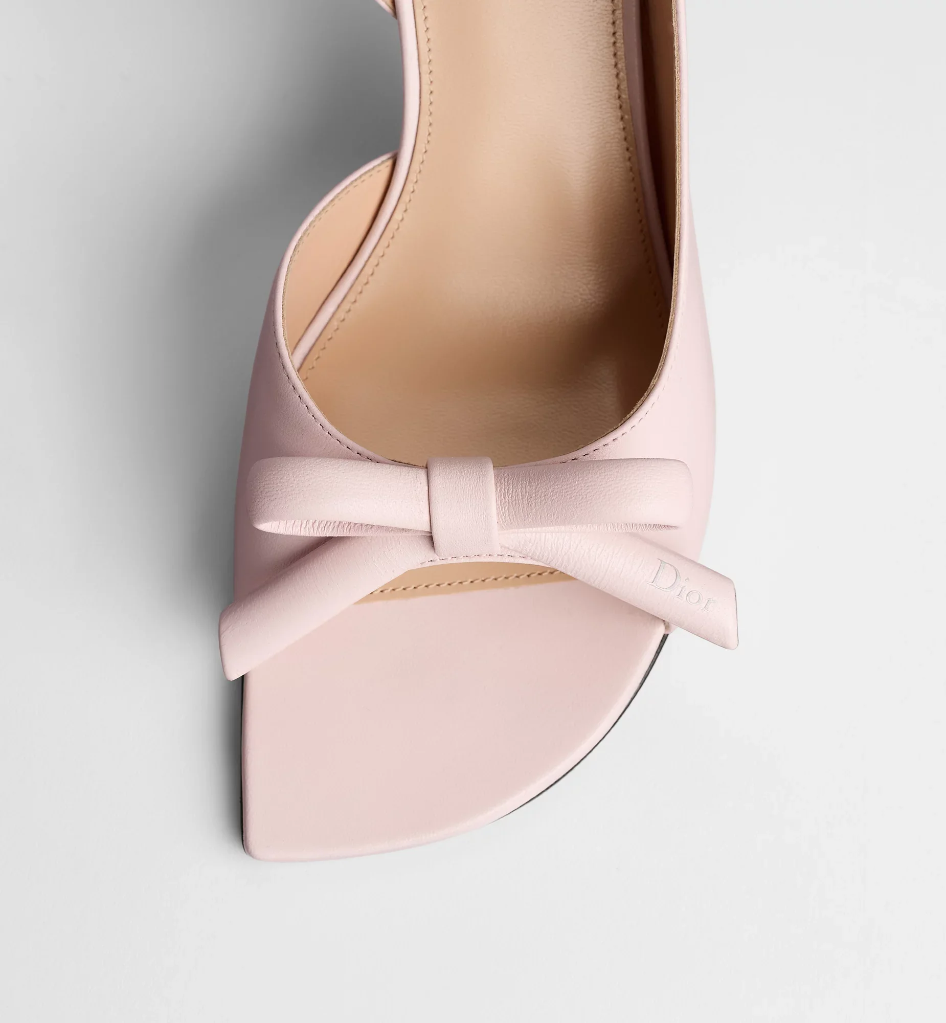 Dior Bow Heeled Slingback Sandal - Image 4