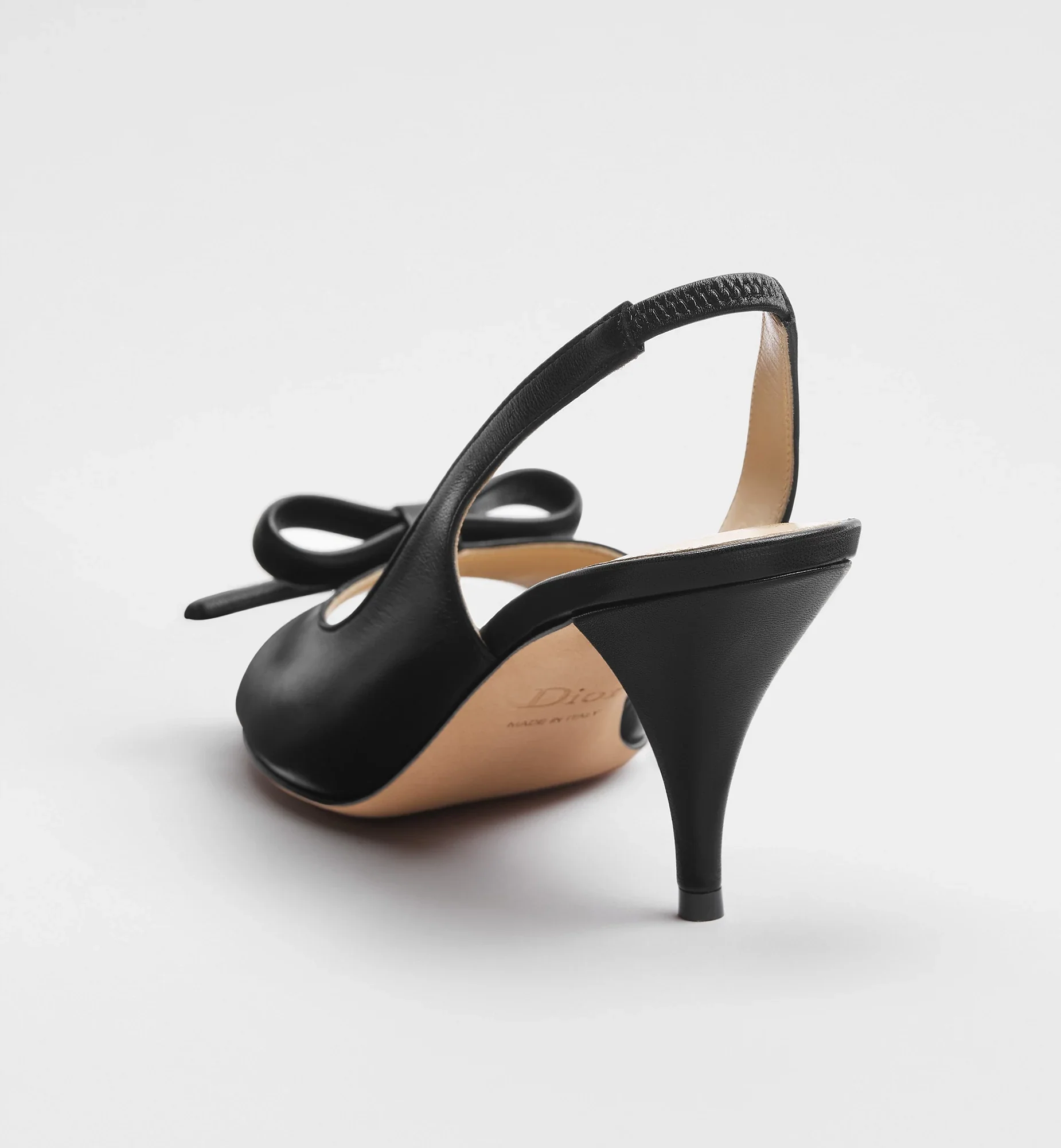 Dior Bow Heeled Slingback Sandal - Image 6