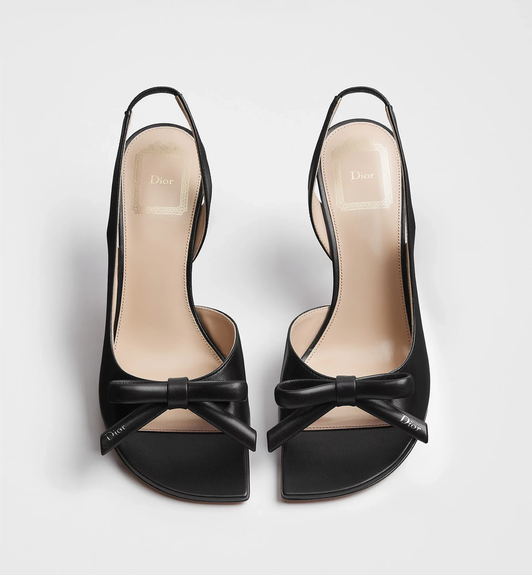 Dior Bow Heeled Slingback Sandal - Image 7