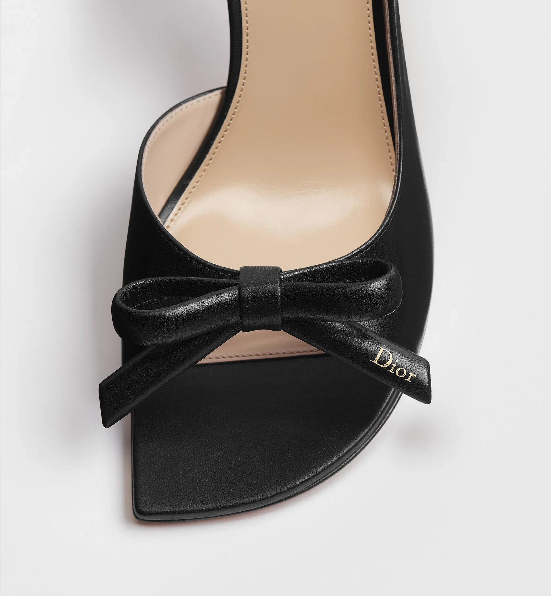 Dior Bow Heeled Slingback Sandal - Image 8