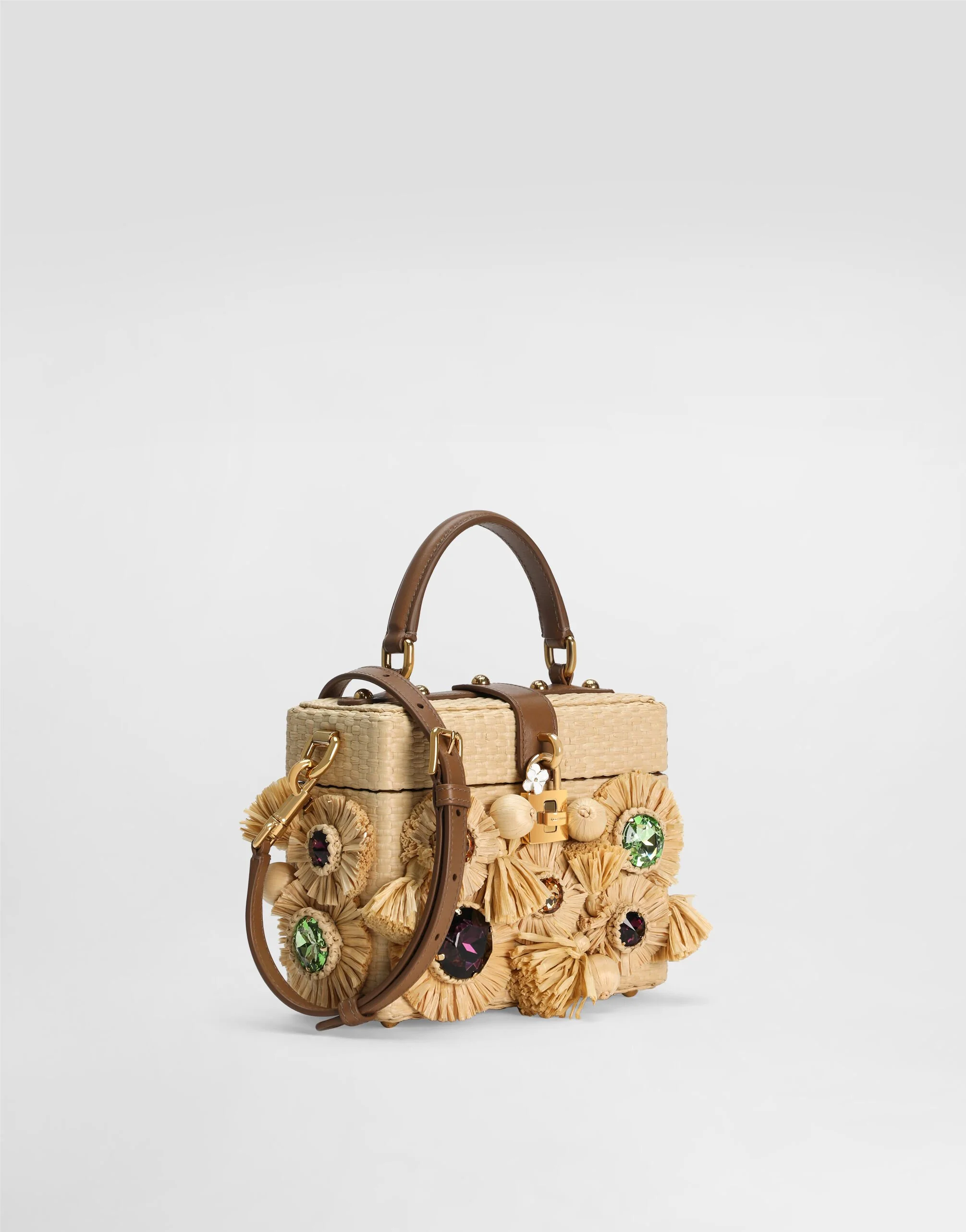 Dolce Box Crochet Handbag With Embroidery - Image 3