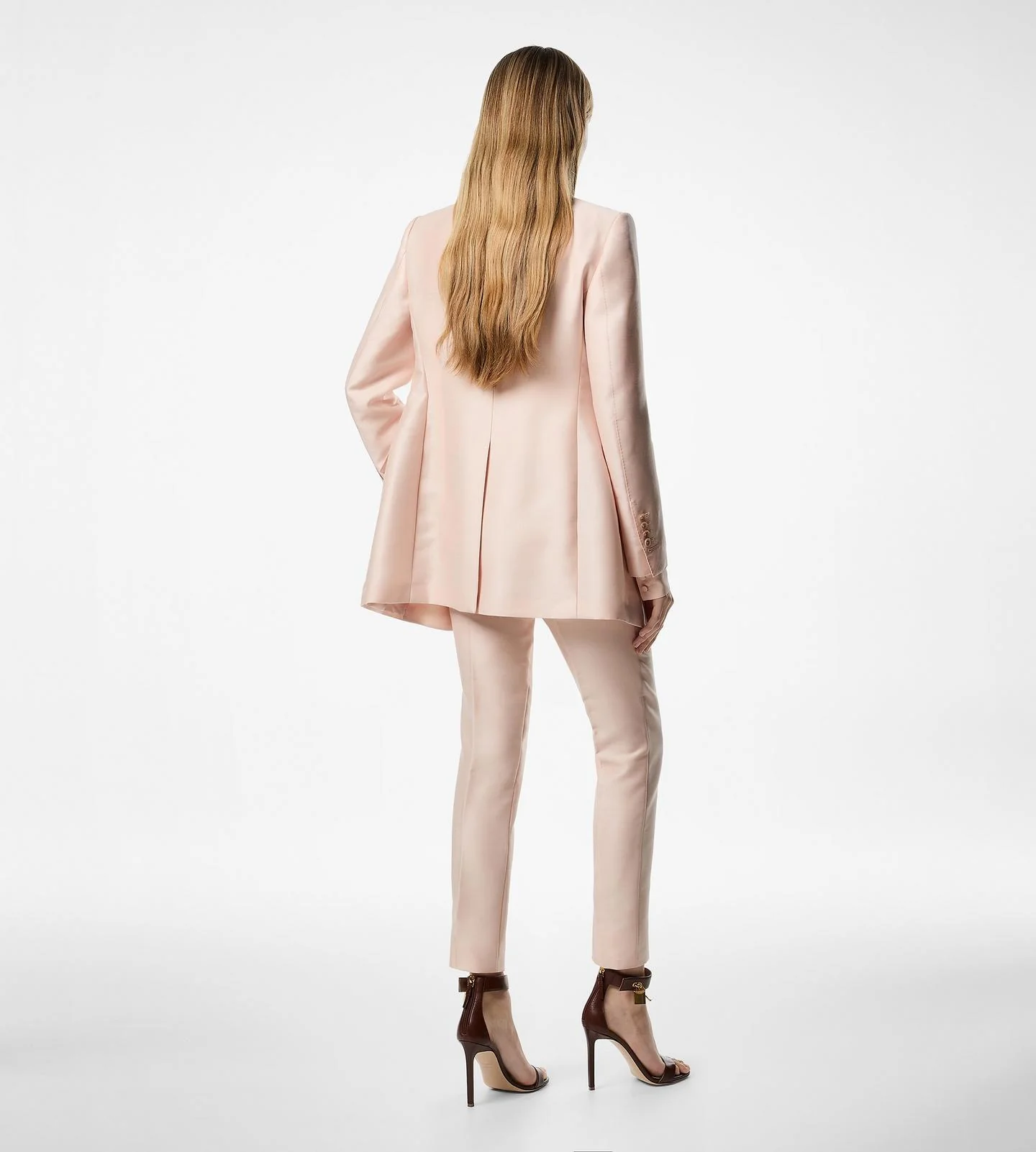 Double Breasted Peak Lapel Jacket - Image 4