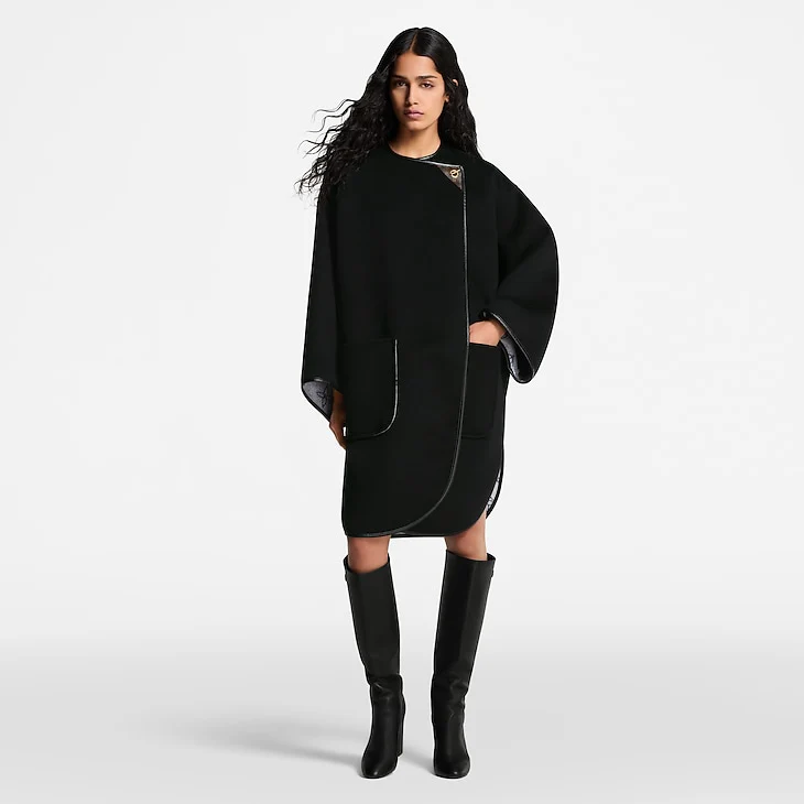 Double Face Toggle Detail Coat - Image 2