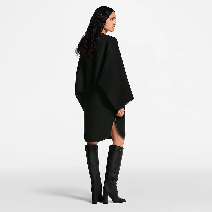 Double Face Toggle Detail Coat - Image 4