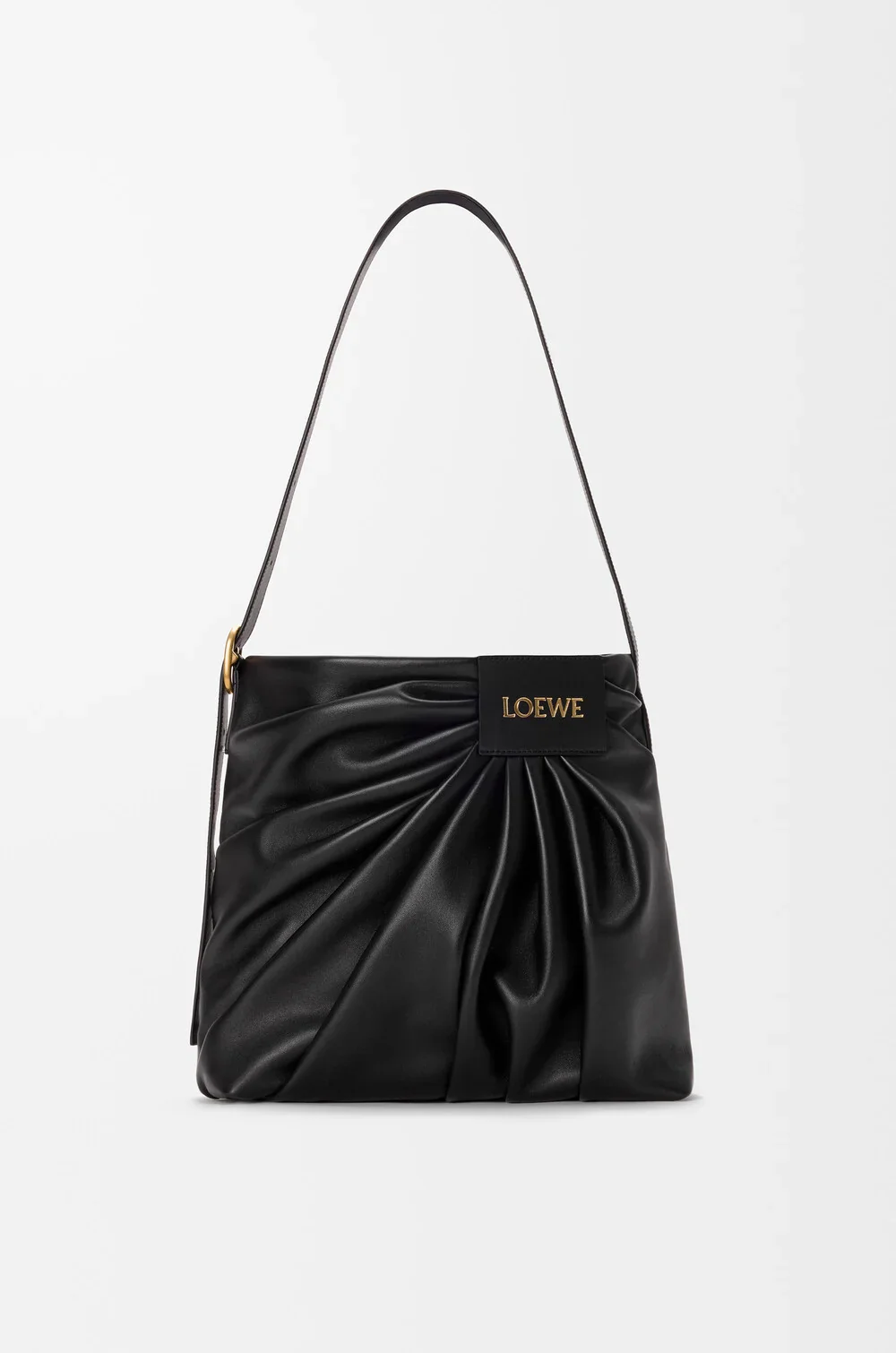 Draped Tote In Mellow Nappa Lambskin - Image 5