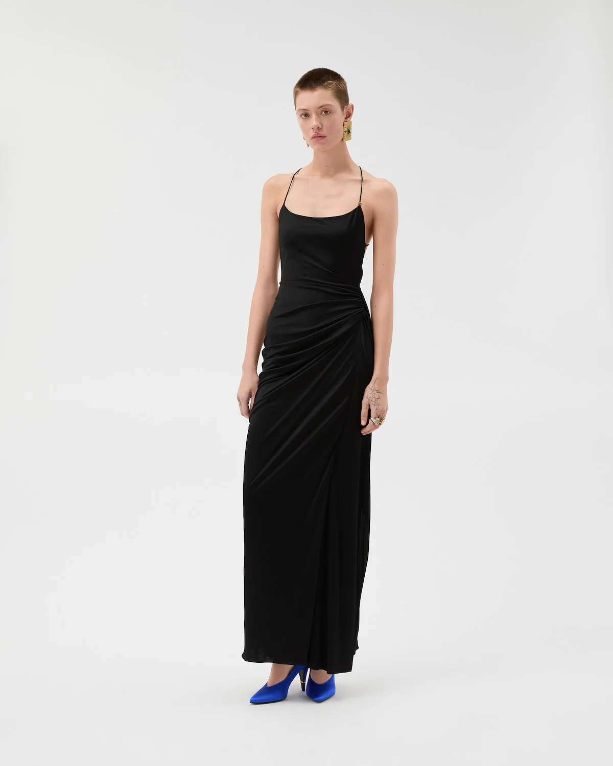 Draped Viscose-Jersey Gown - Image 2