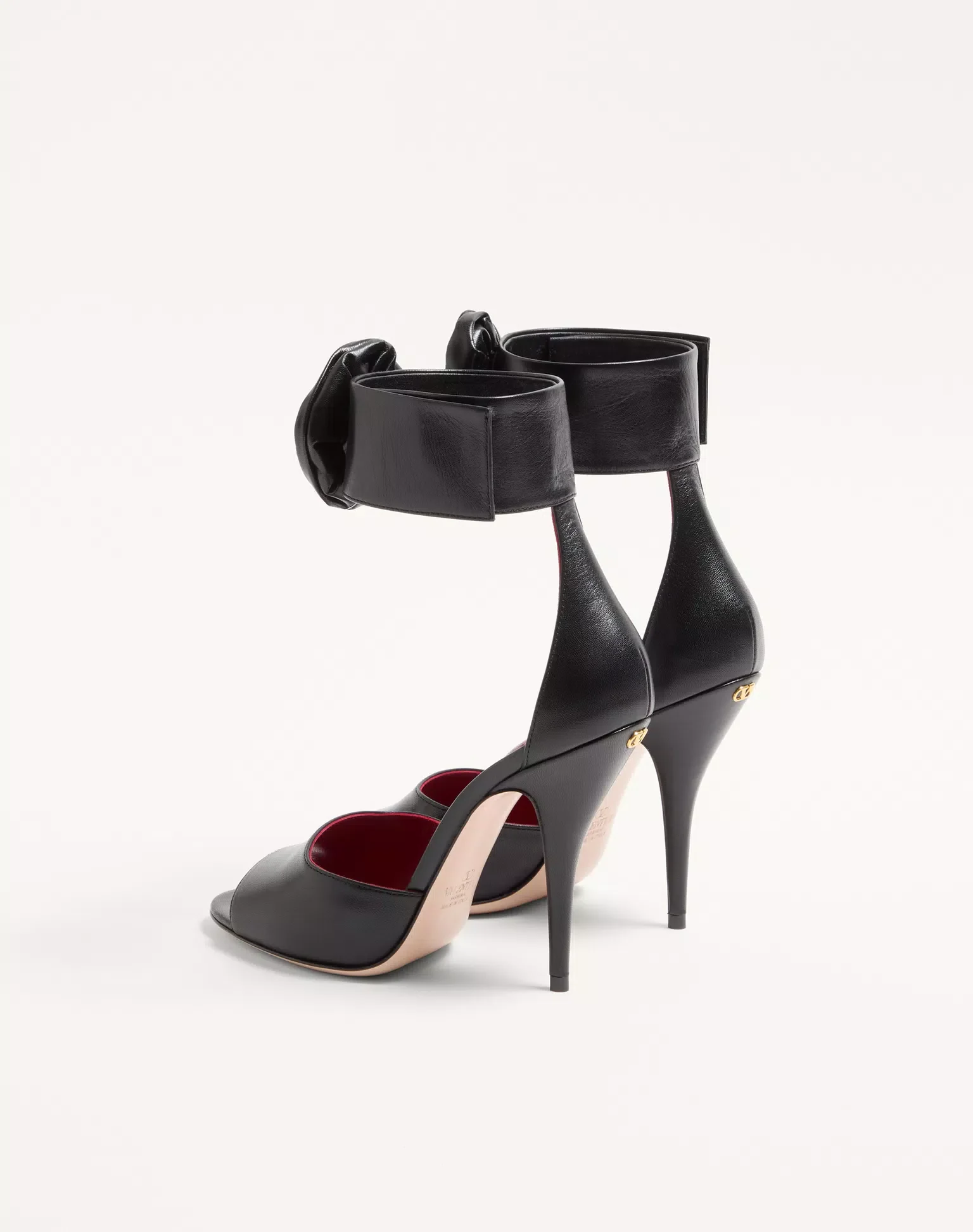 Drip Rose Kidskin Sandal With Crystals 105Mm - Image 12