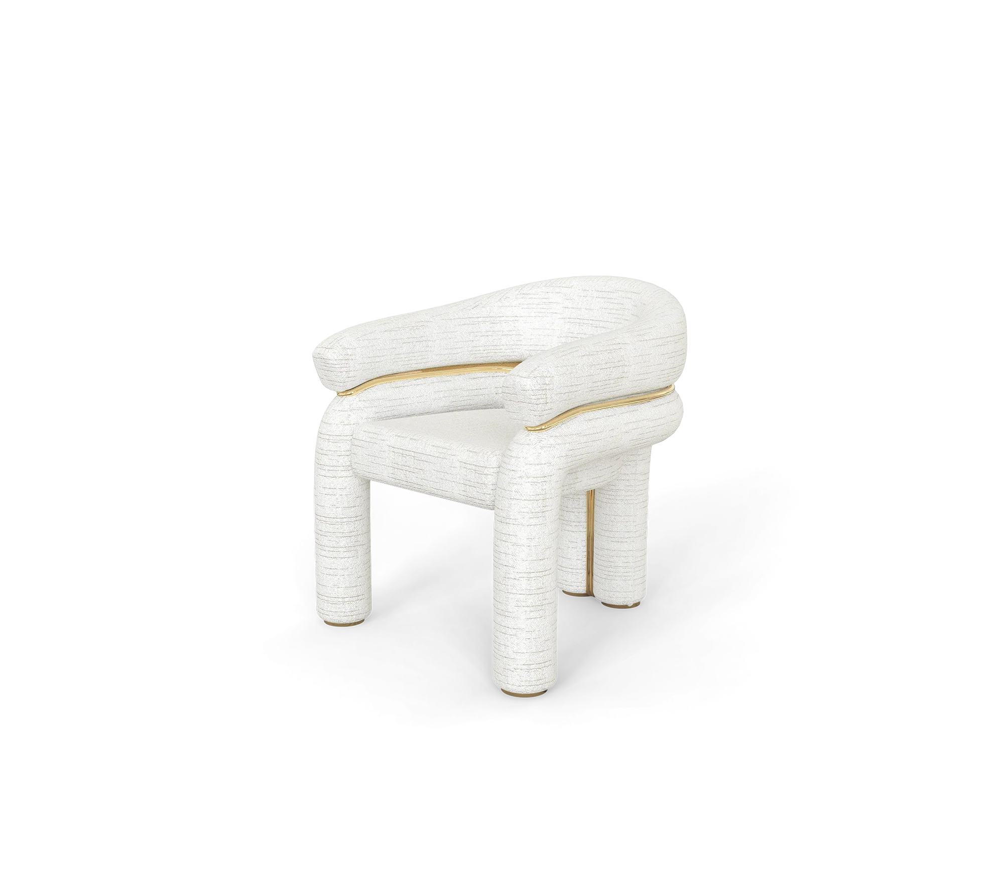 Elara White Chair - Image 2