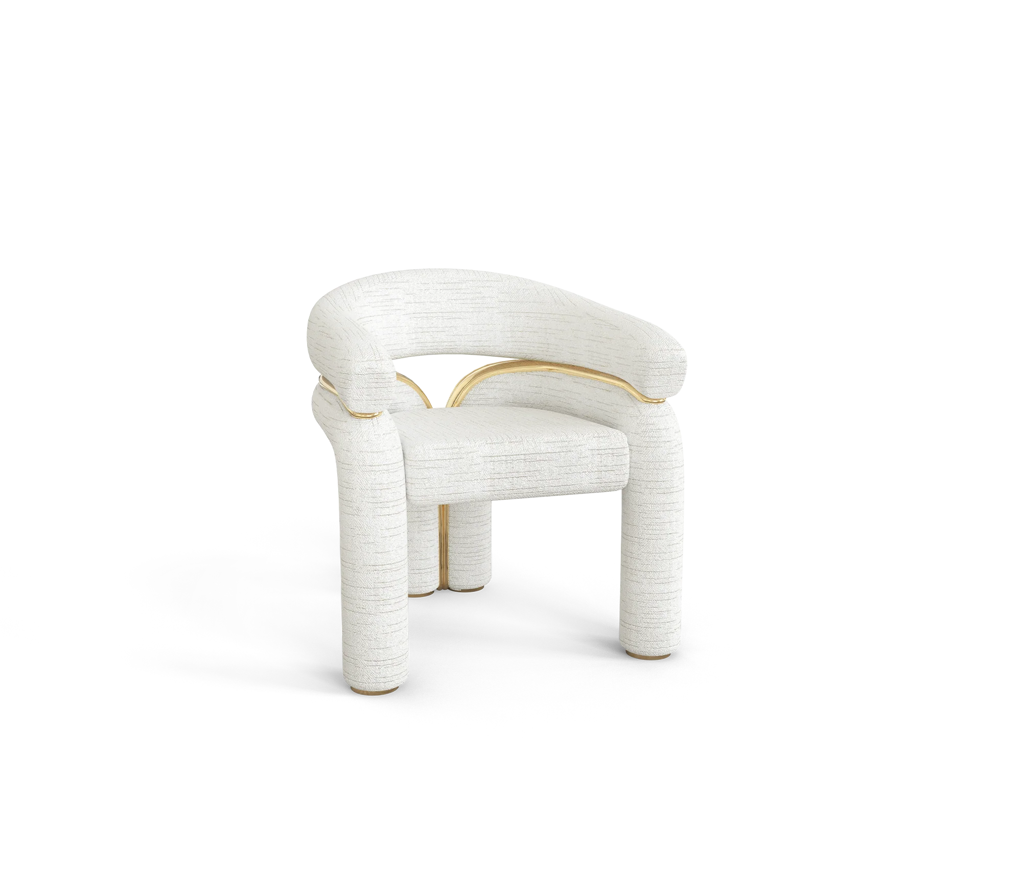 Elara White Chair - Image 3