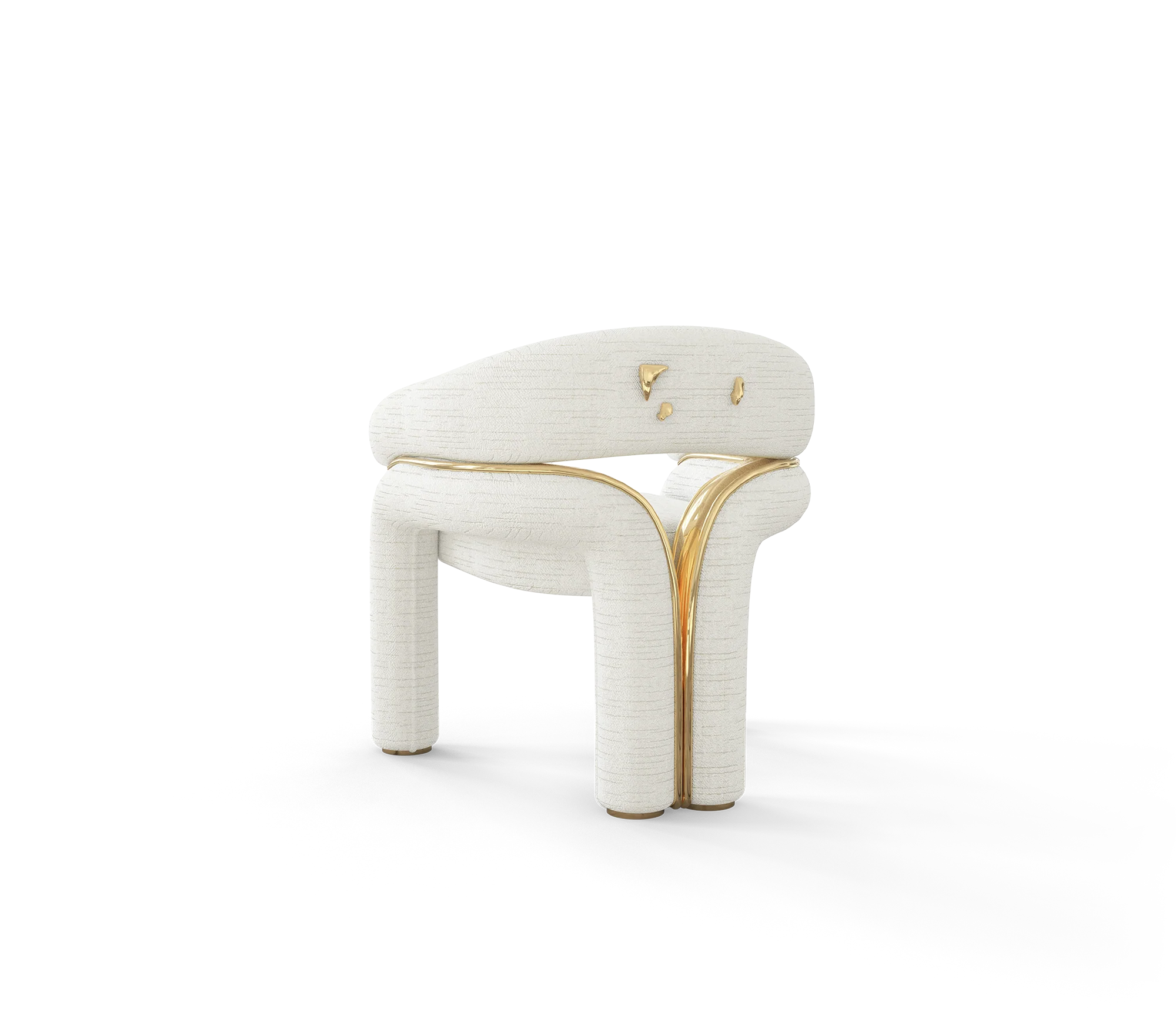 Elara White Chair - Image 4