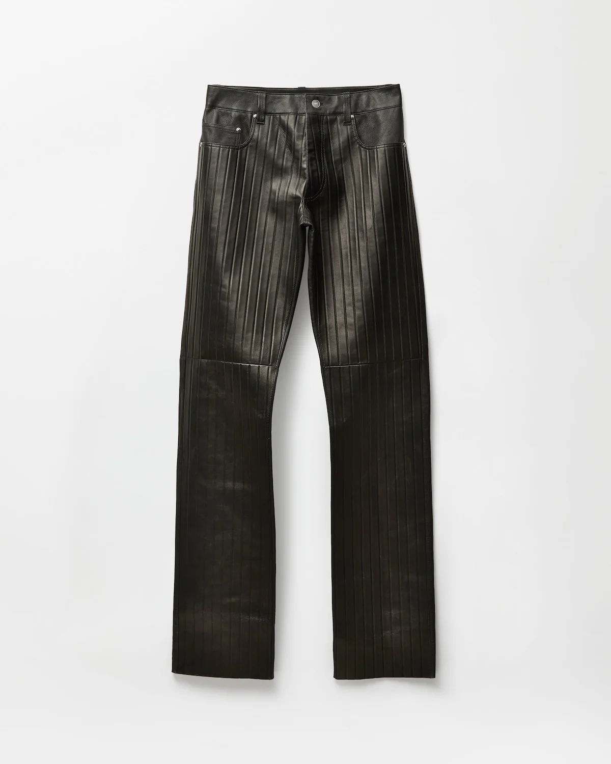 Embossed Leather Trousers