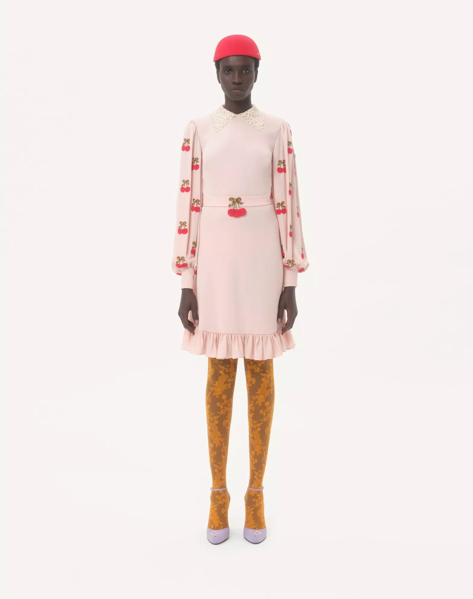 Embroidered Georgette Dress - Image 2