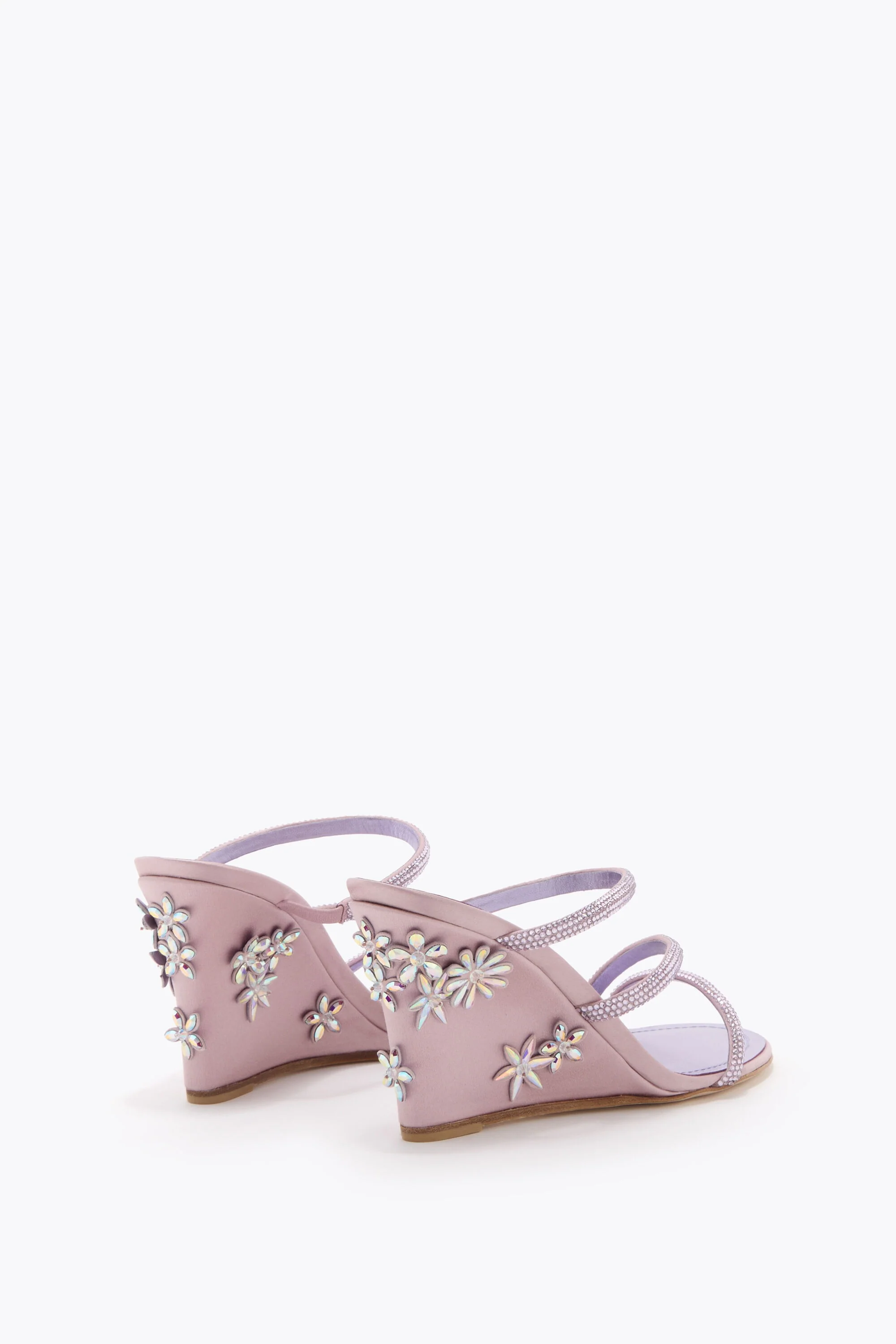 Eva Lilac Wedge Sandal 80 - Image 3