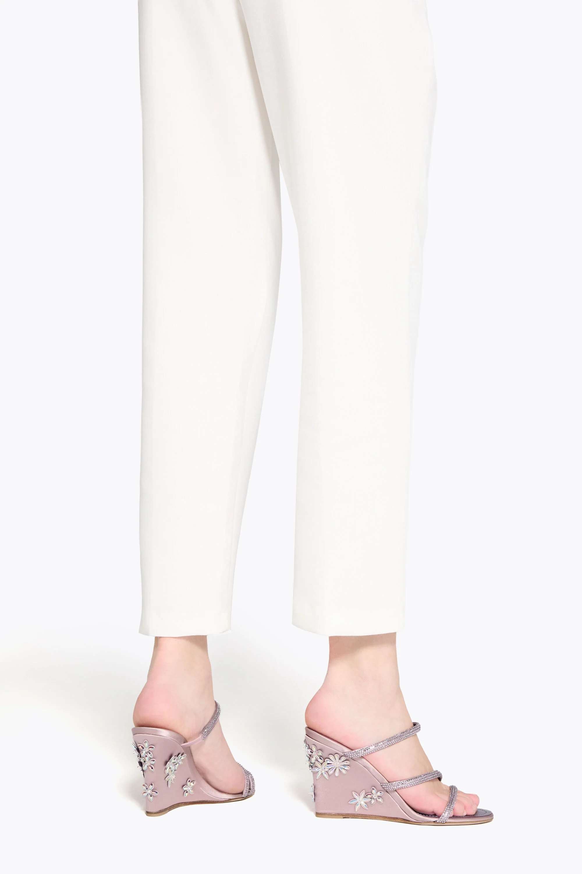 Eva Lilac Wedge Sandal 80 - Image 4