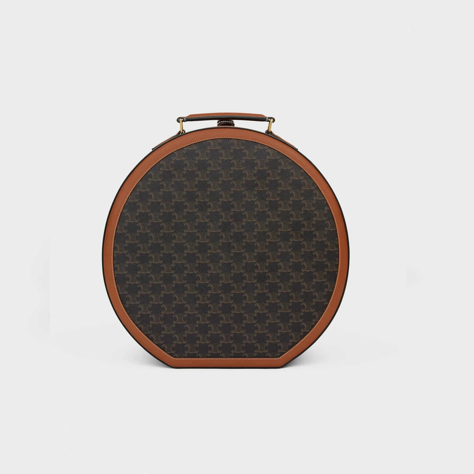 Fedora Case In Triomphe Canvas And Calfskin - Image 3