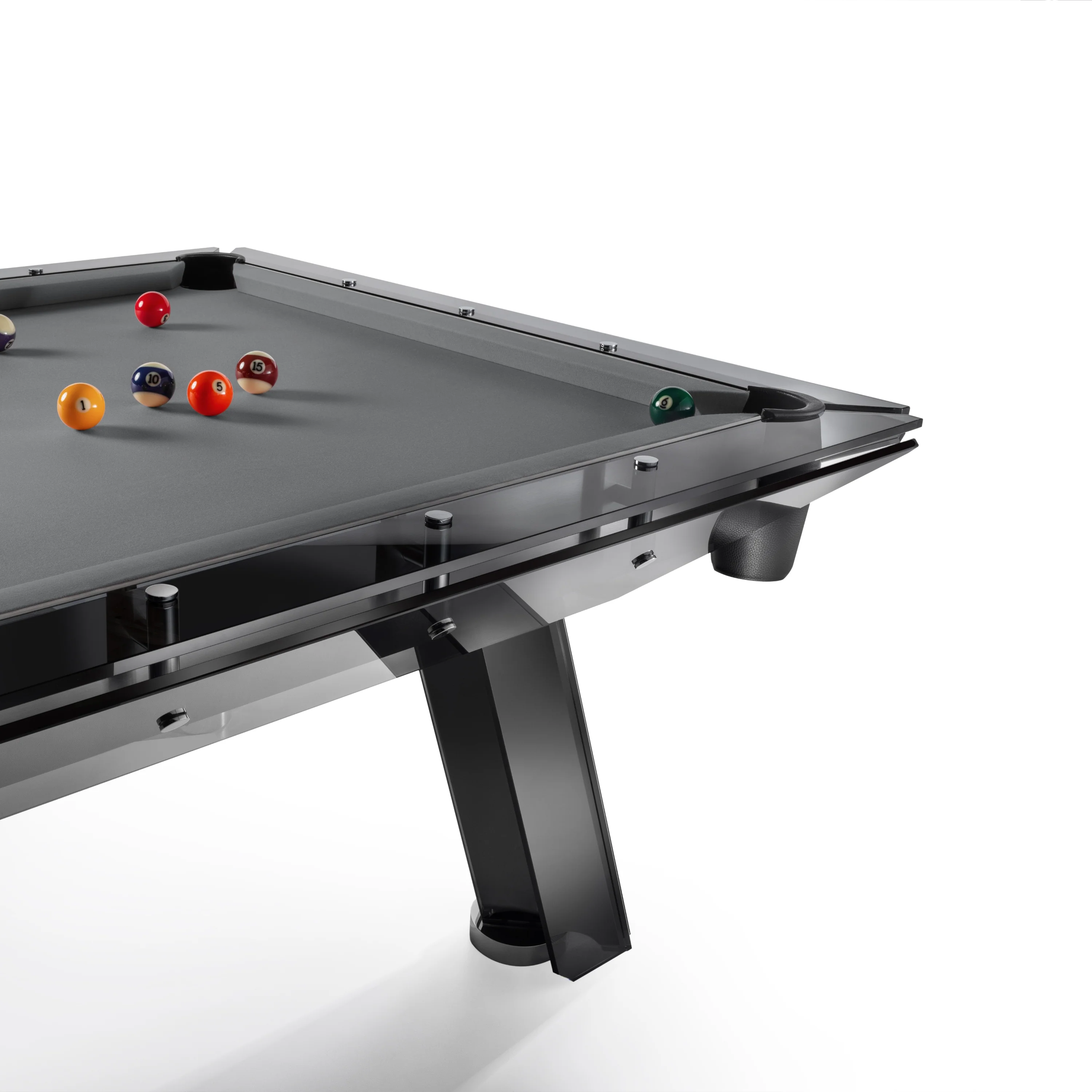 Filotto Black Smoked Glass Billiard Table - Image 5