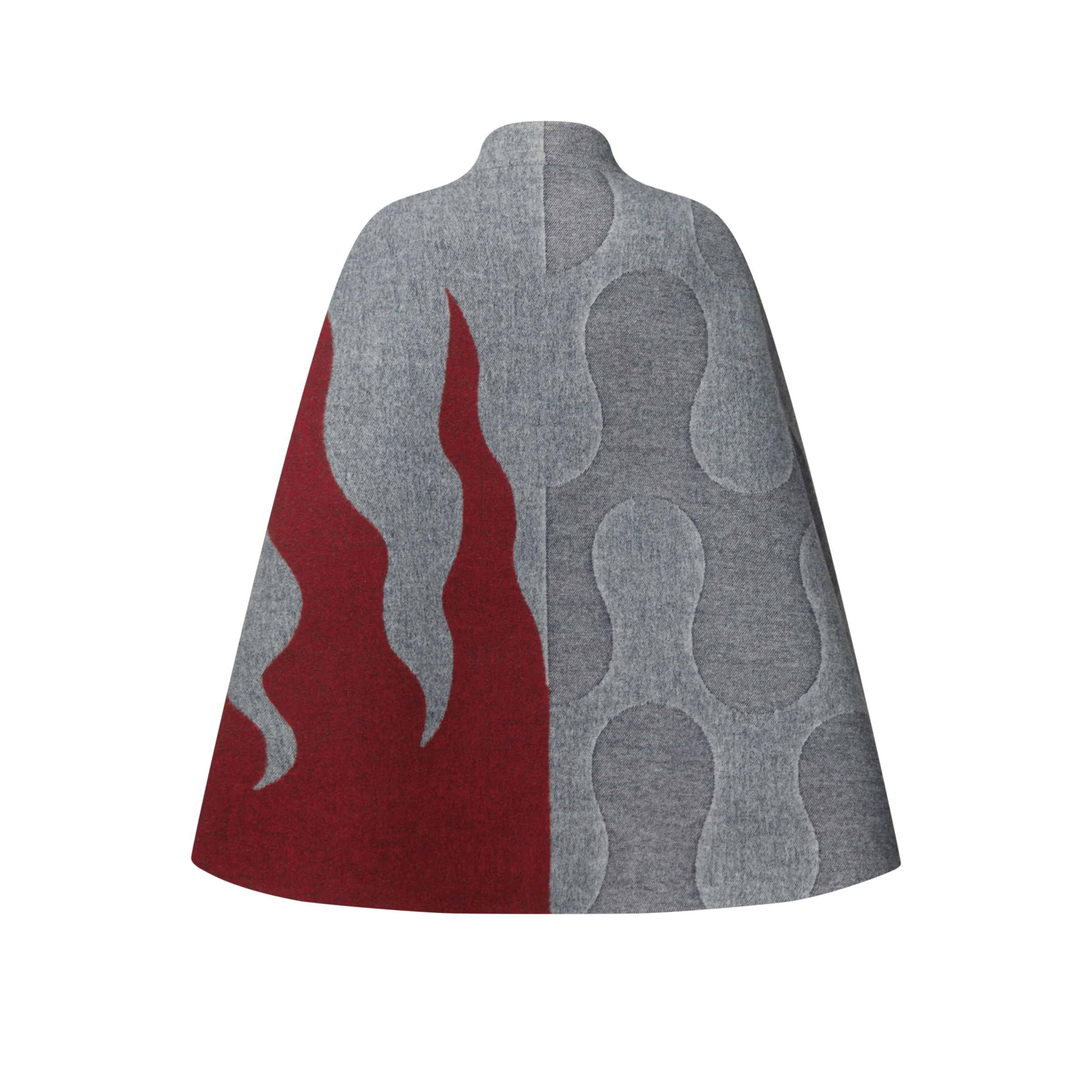 Flame Jacquard Cape - Image 2