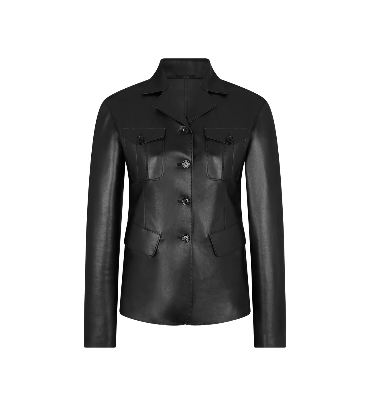 Four Pocket Leather Jacket