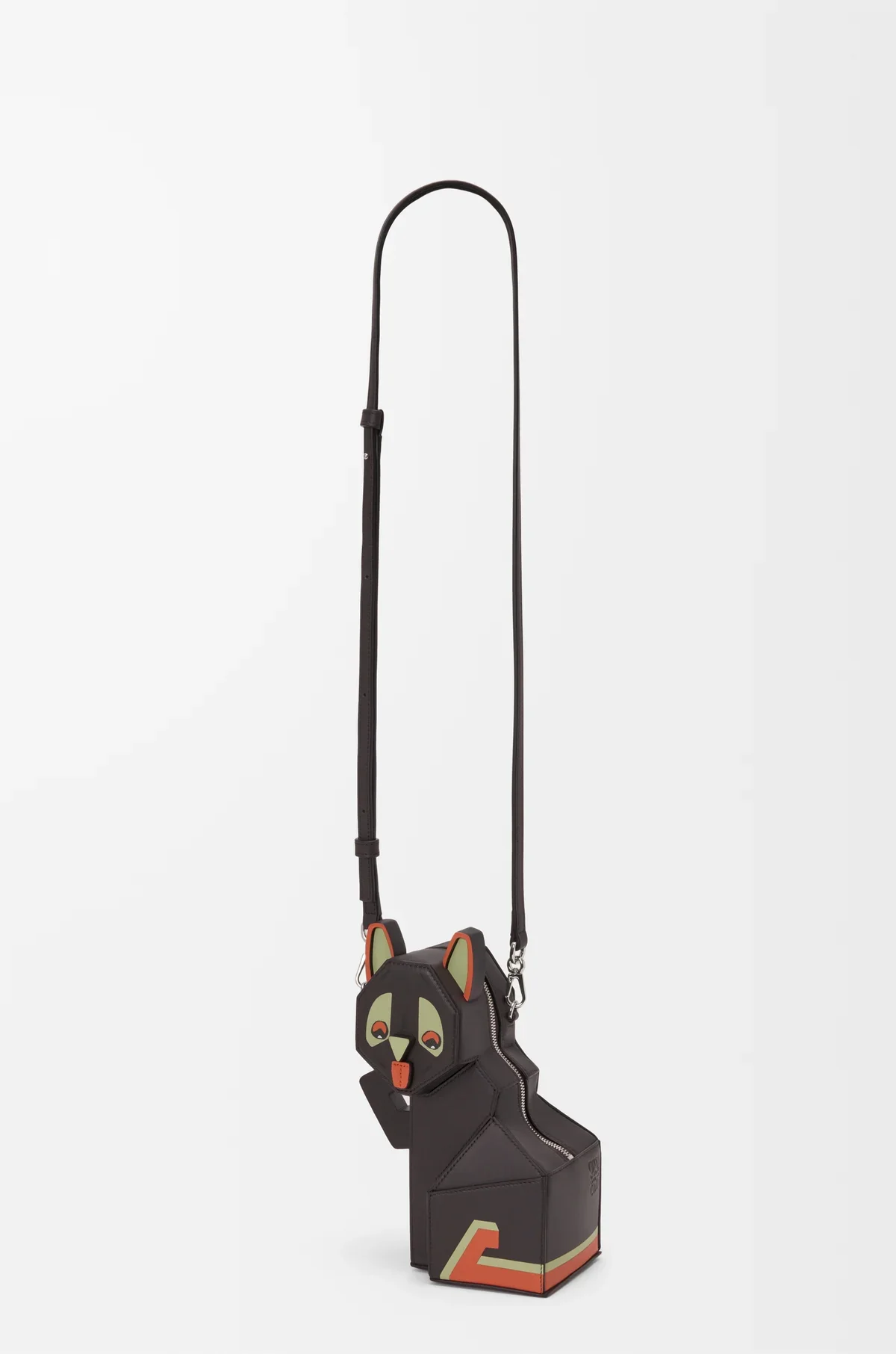 Futurist Cat Clutch In Classic Calfskin - Image 4