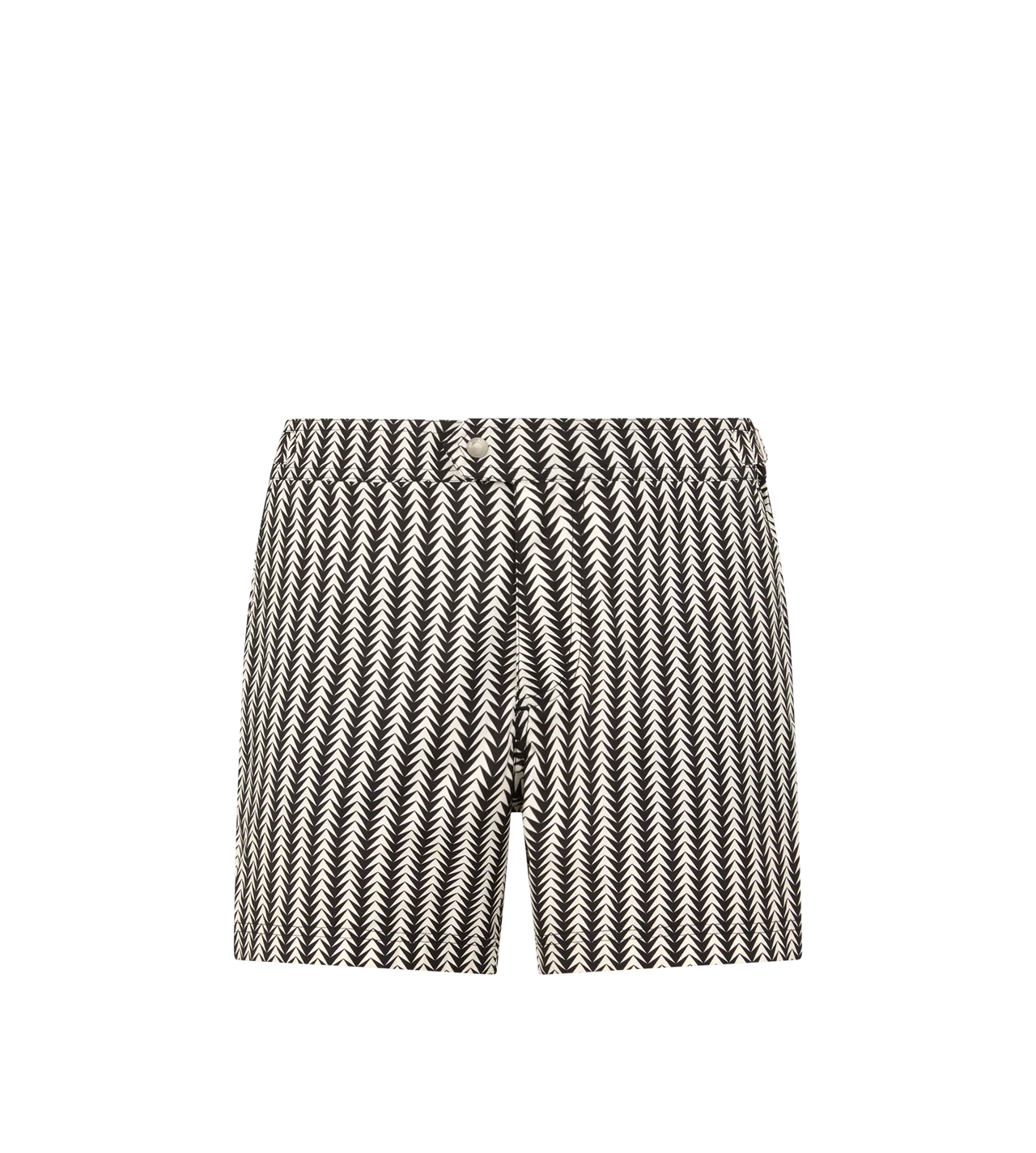 Geometric Print Nylon Swim Short