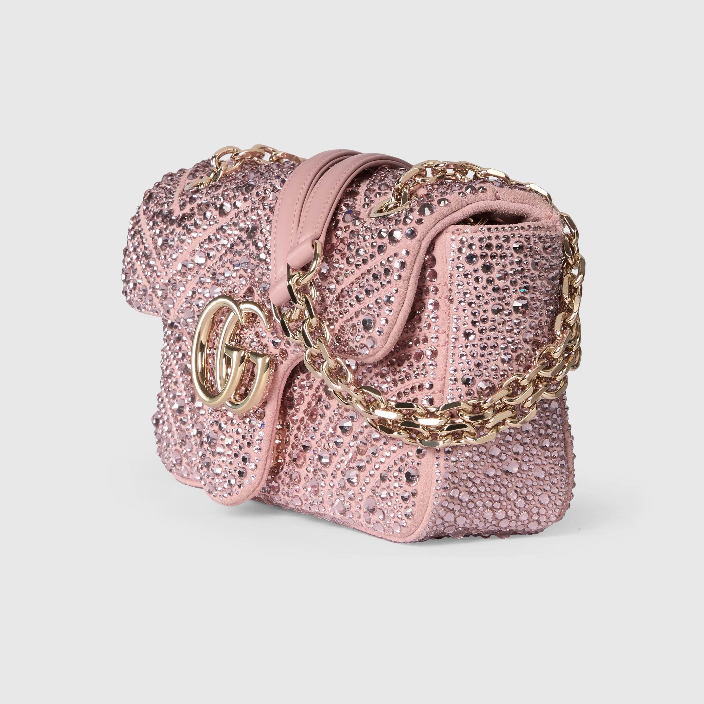 GG Marmont Crystals Small Shoulder Bag - Image 4