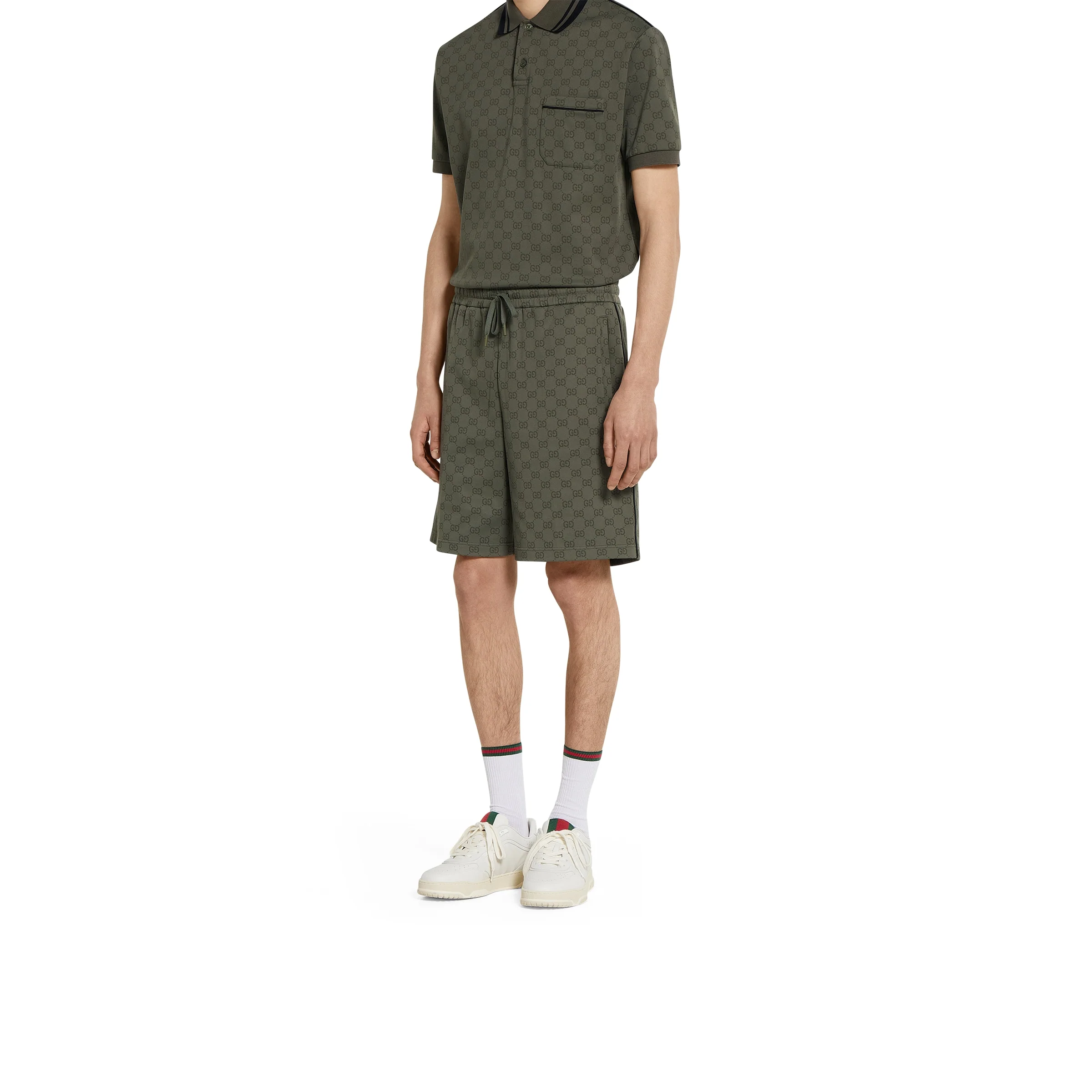 GG Nylon And Cotton Shorts - Image 3
