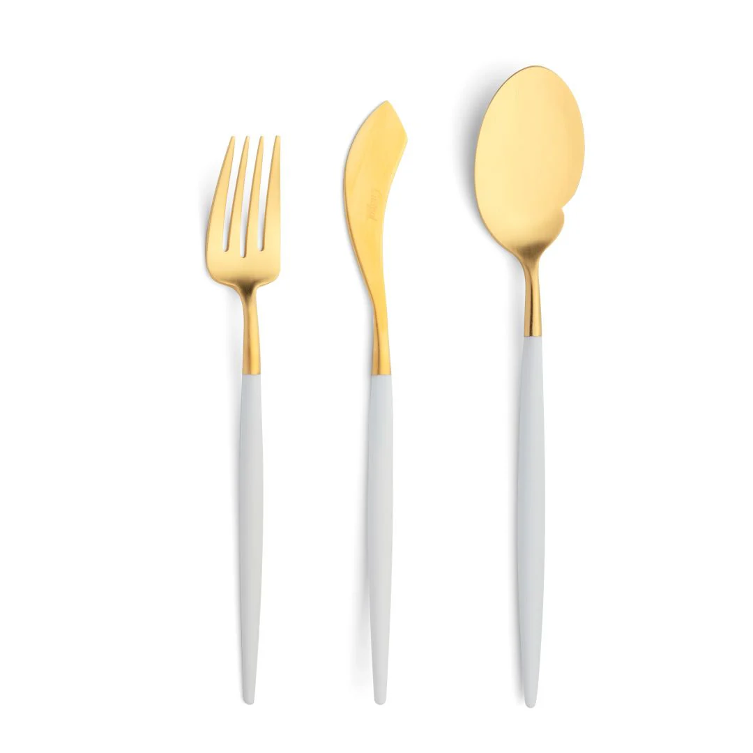 Cutipol - GOA Cutlery Set - White Gold - Image 3