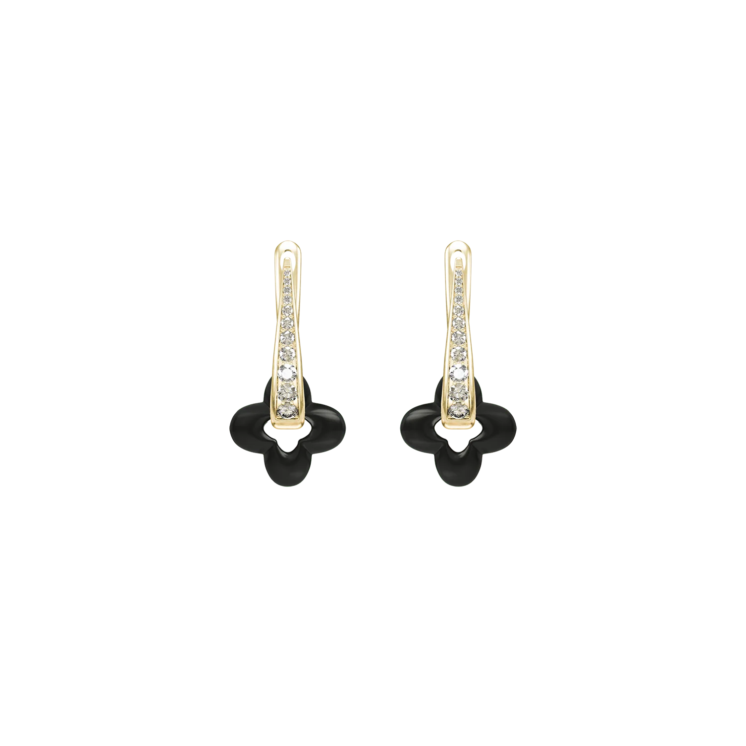 Golden Clover Earrings - Image 2