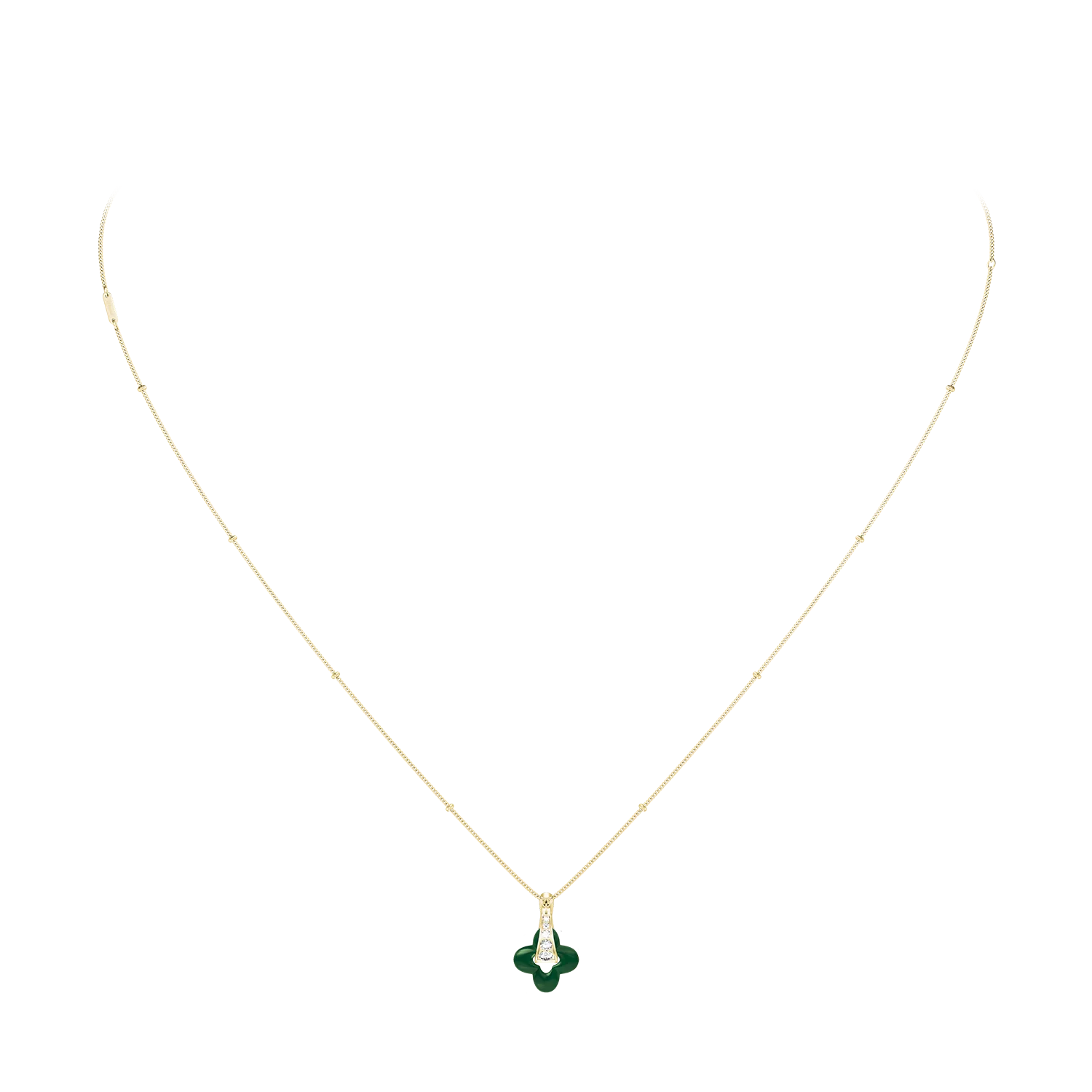 Golden Clover Necklace