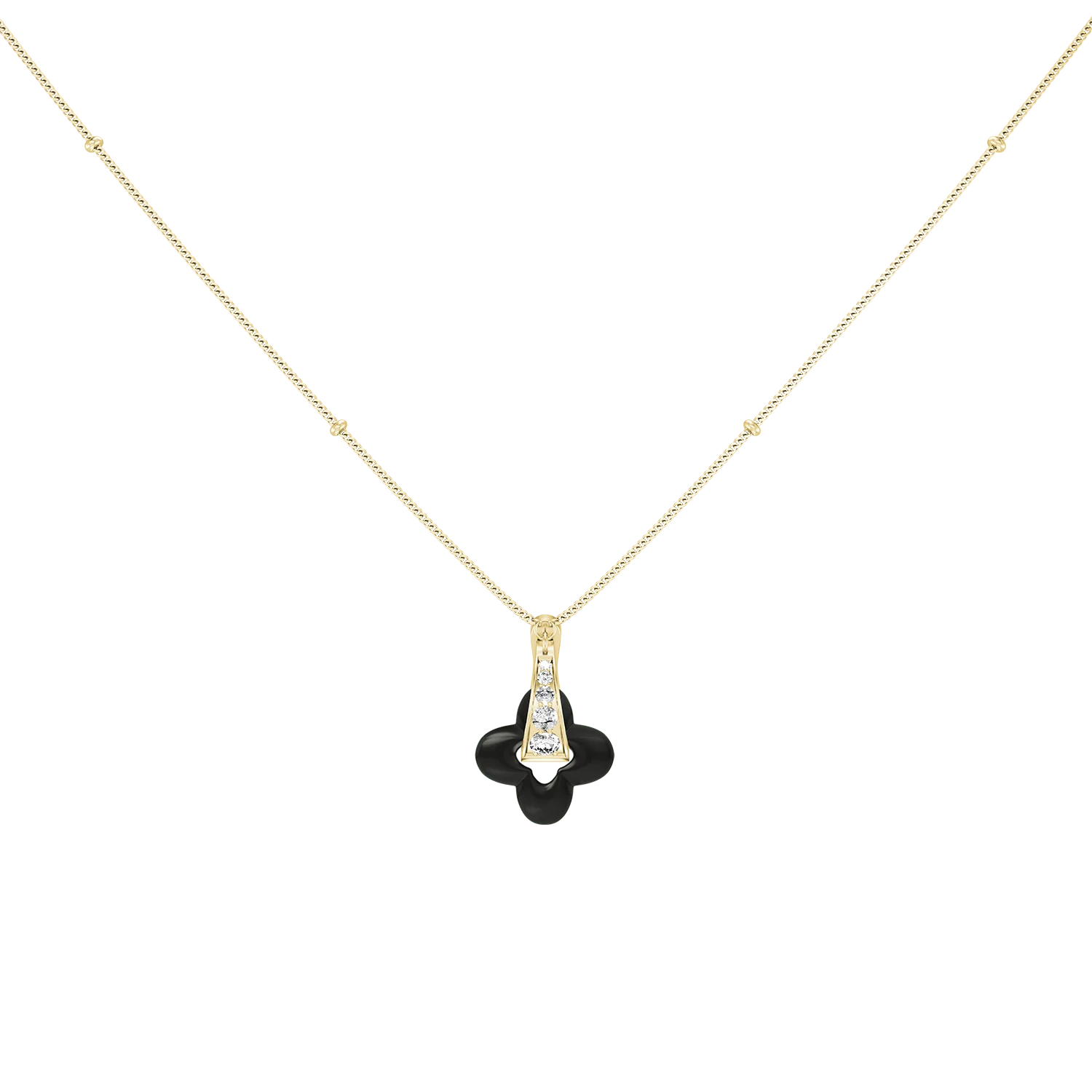 Golden Clover Necklace - Image 6