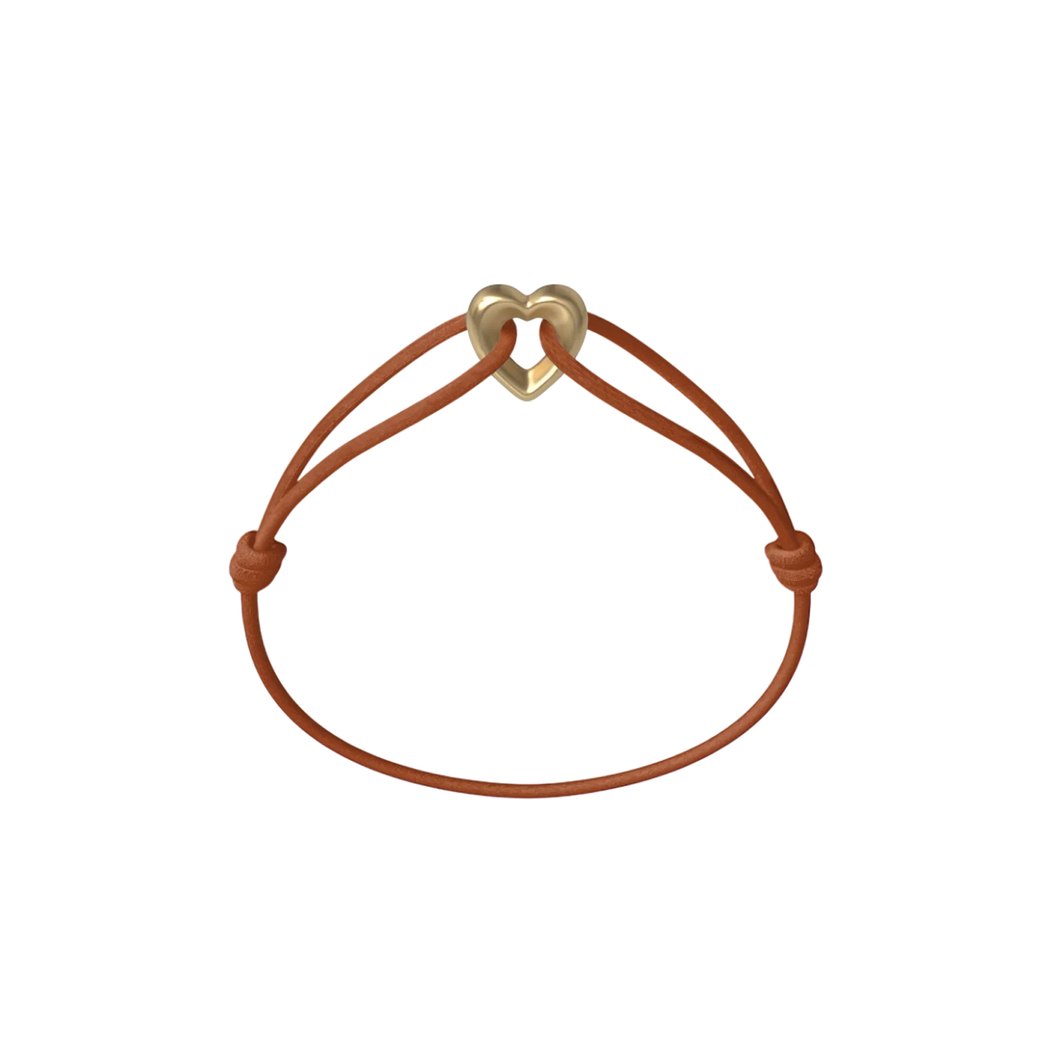 Golden Heart Cord Bracelet - Image 10