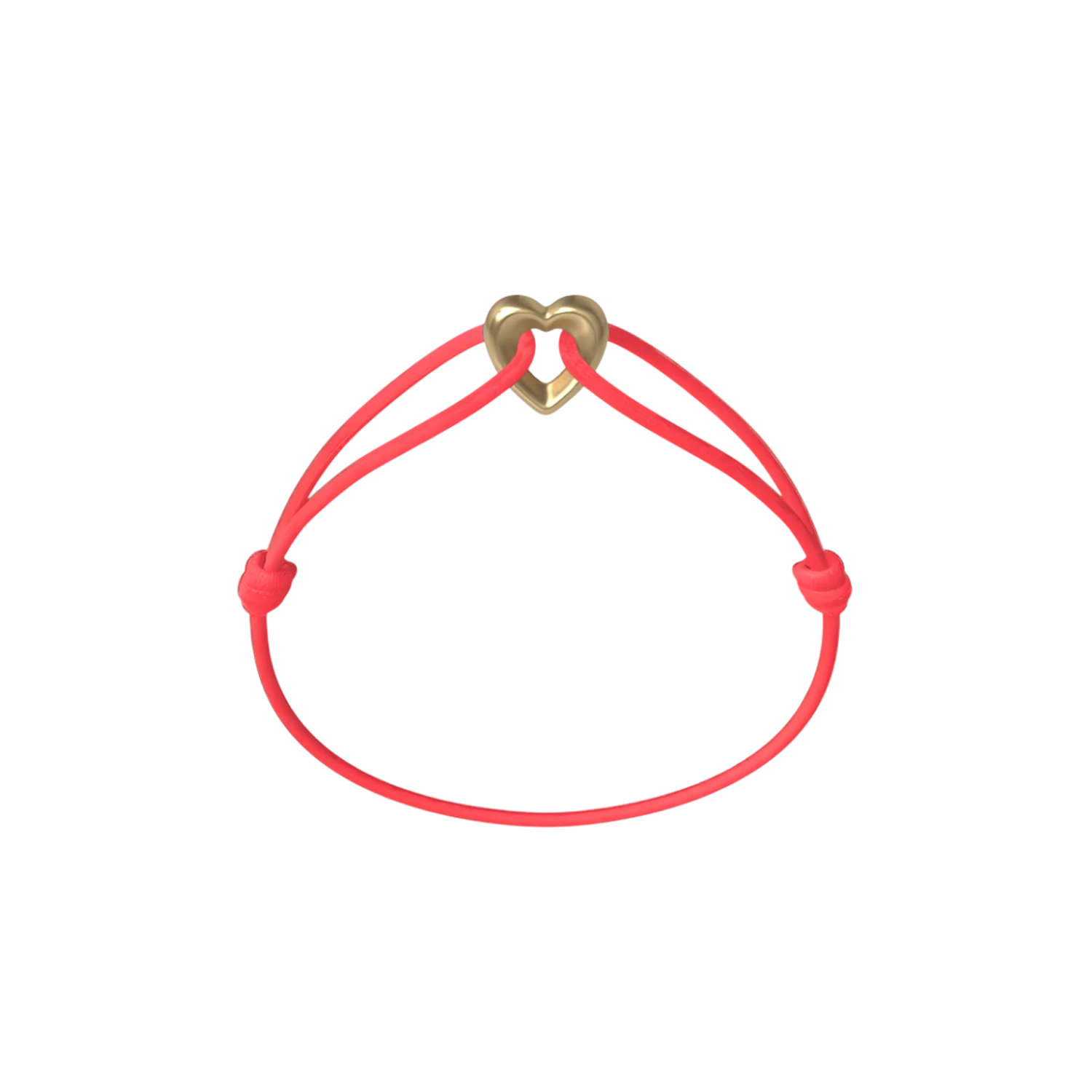 Golden Heart Cord Bracelet - Image 13