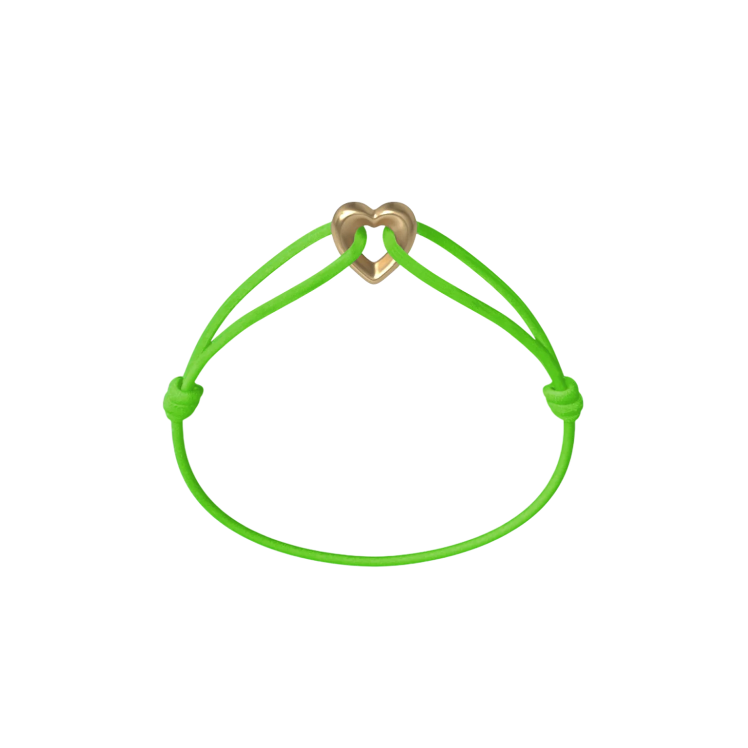 Golden Heart Cord Bracelet - Image 15
