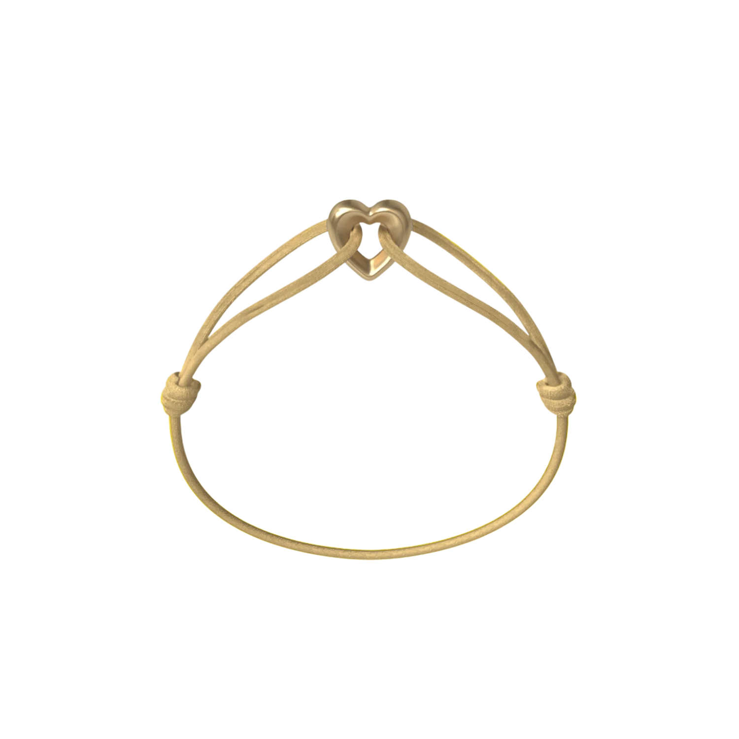Golden Heart Cord Bracelet - Image 20